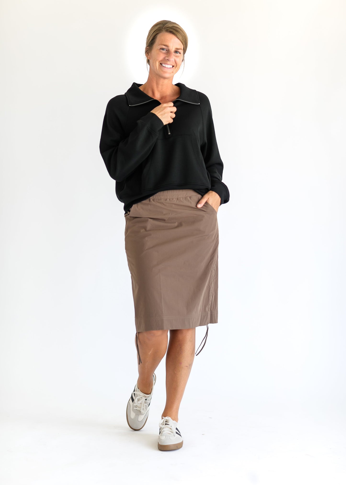 Carina Soft Quarter Zip Sweatshirt - FINAL SALE