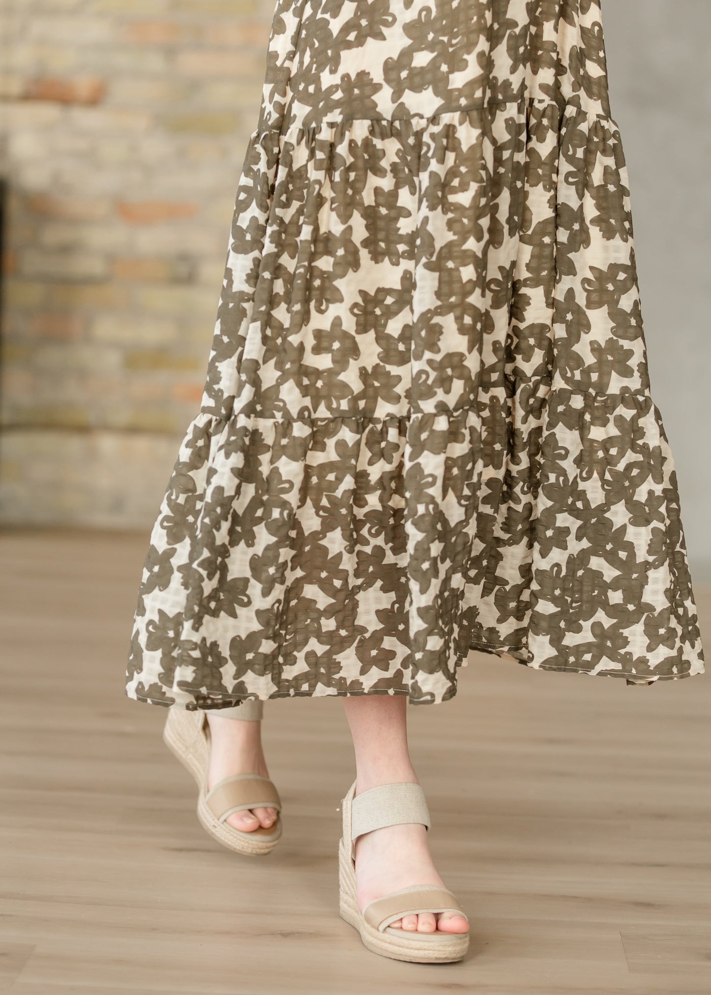 Carrie Sleeveless Tiered Maxi Dress