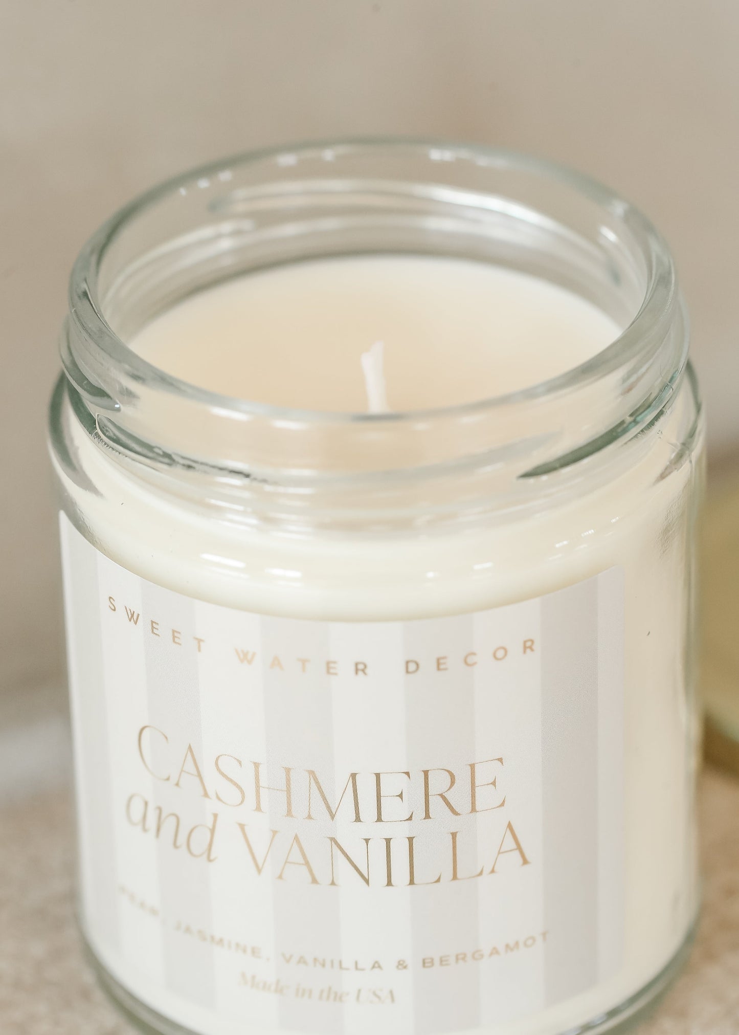 Cashmere and Vanilla 9 oz Soy Candle