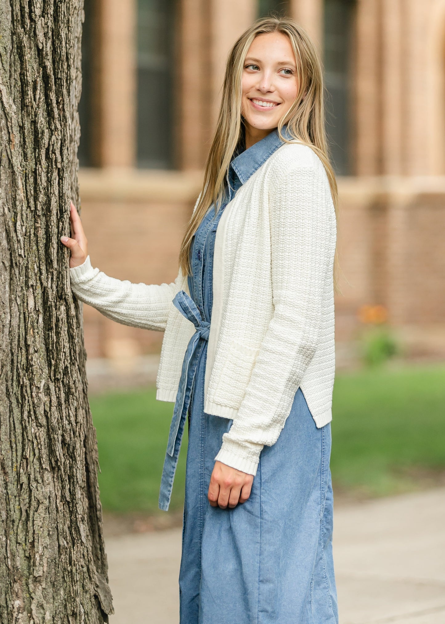 Chunky Knit Open Front Cardigan - FINAL SALE