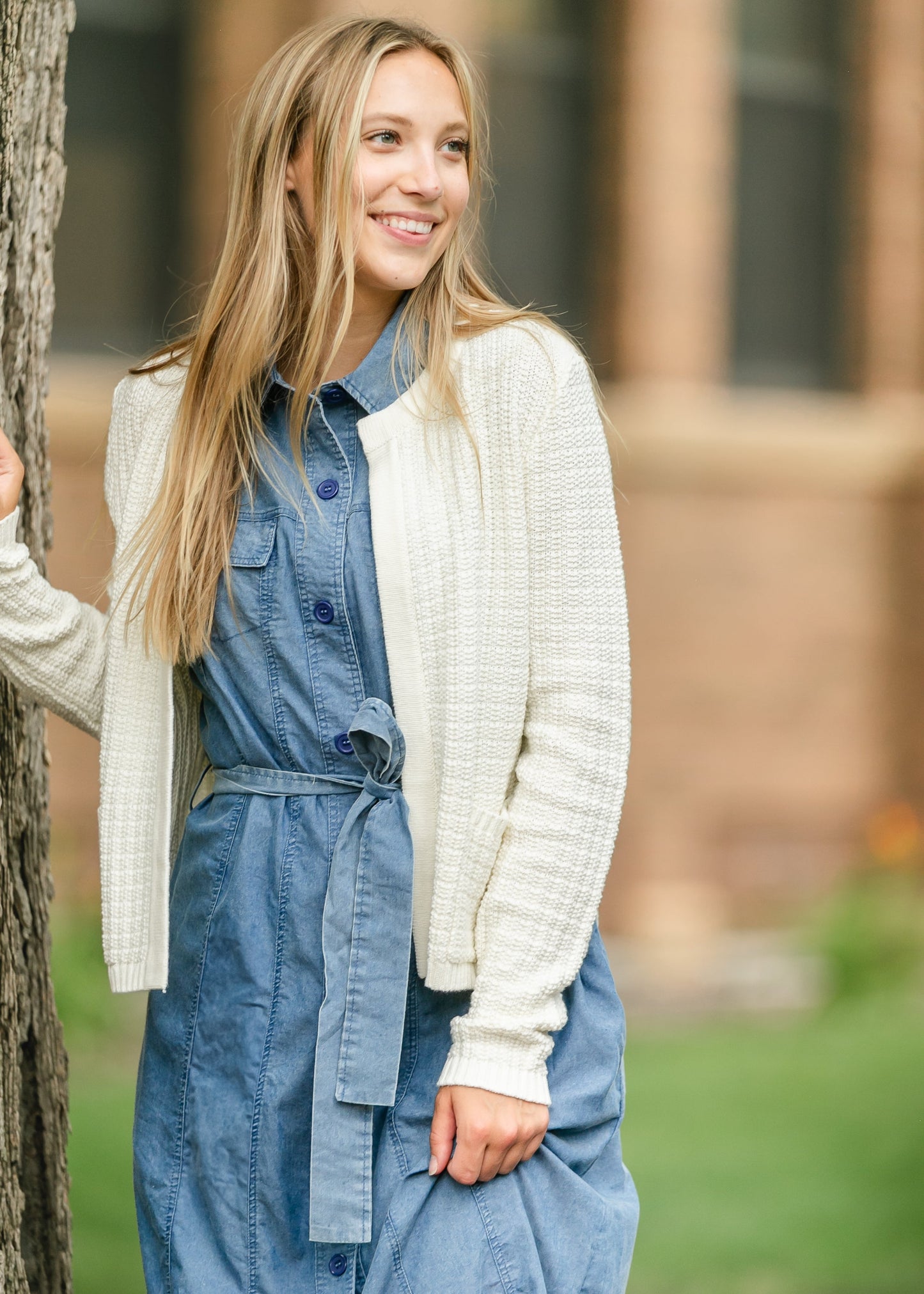 Chunky Knit Open Front Cardigan - FINAL SALE