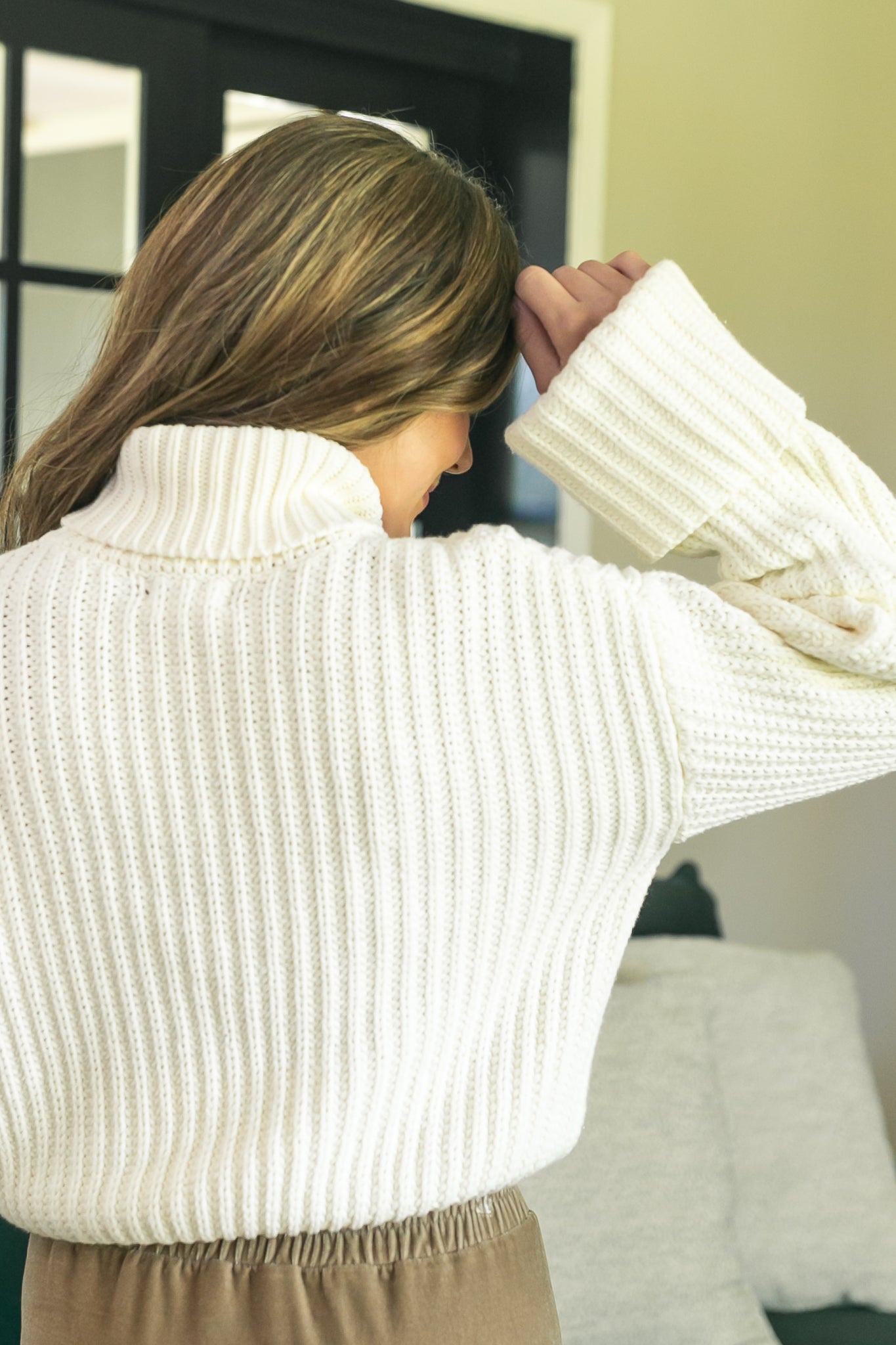 Chunky Knit Turtle Neck Sweater - FINAL SALE