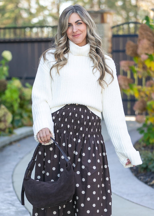 Chunky Knit Turtle Neck Sweater - FINAL SALE