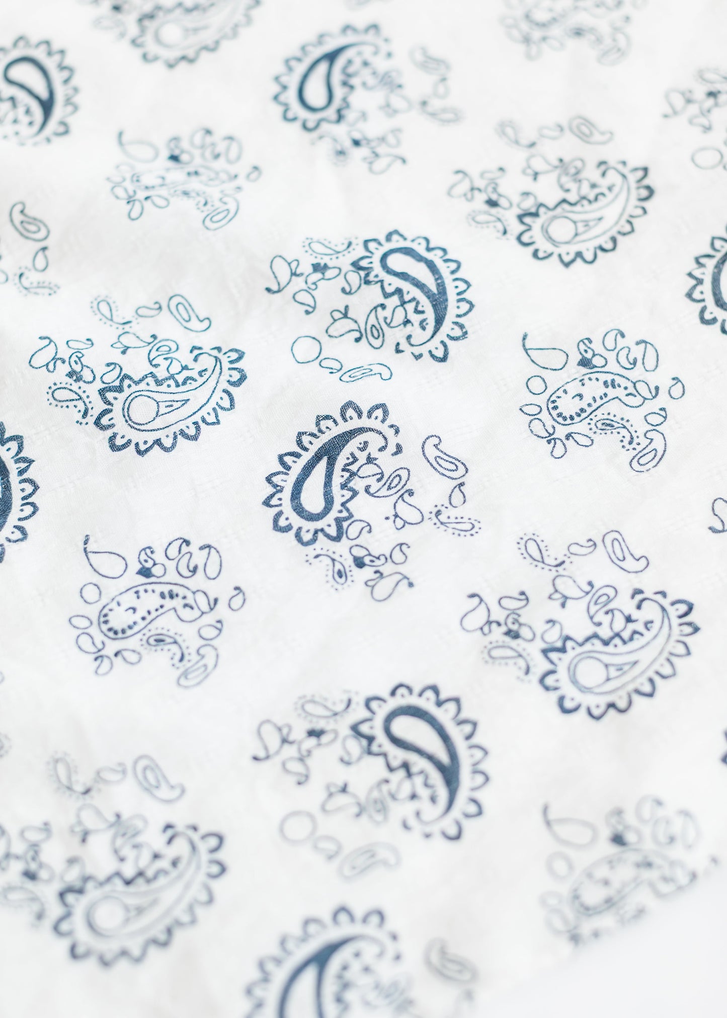 Classic Blue Paisley Bandana - FINAL SALE