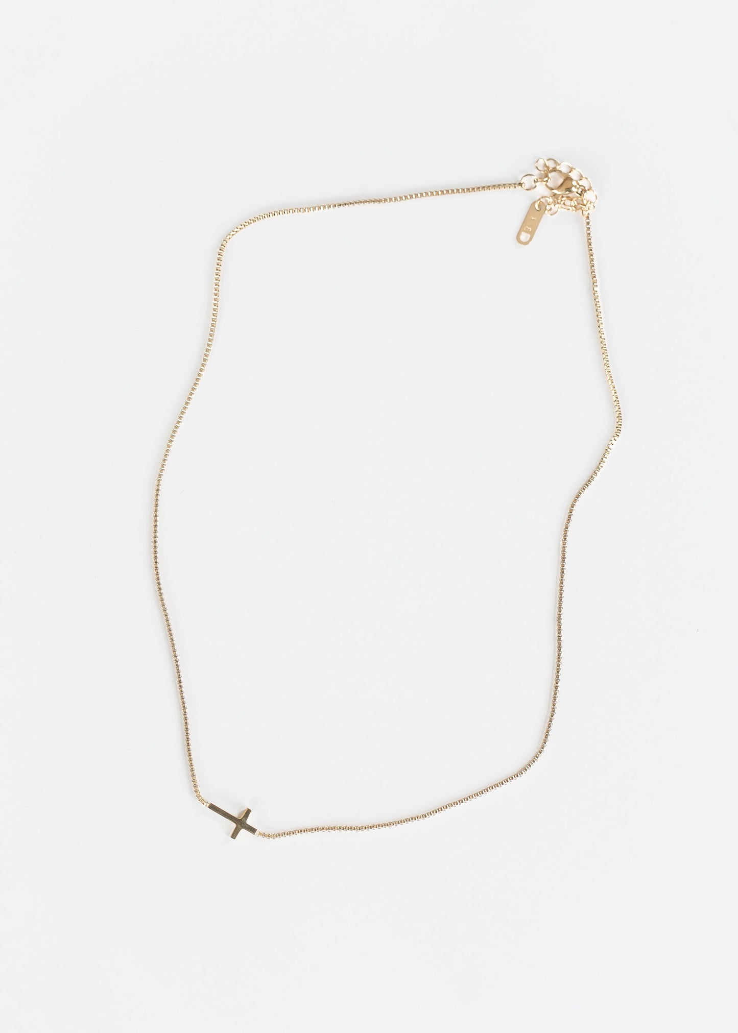 Classic Side Cross Necklace