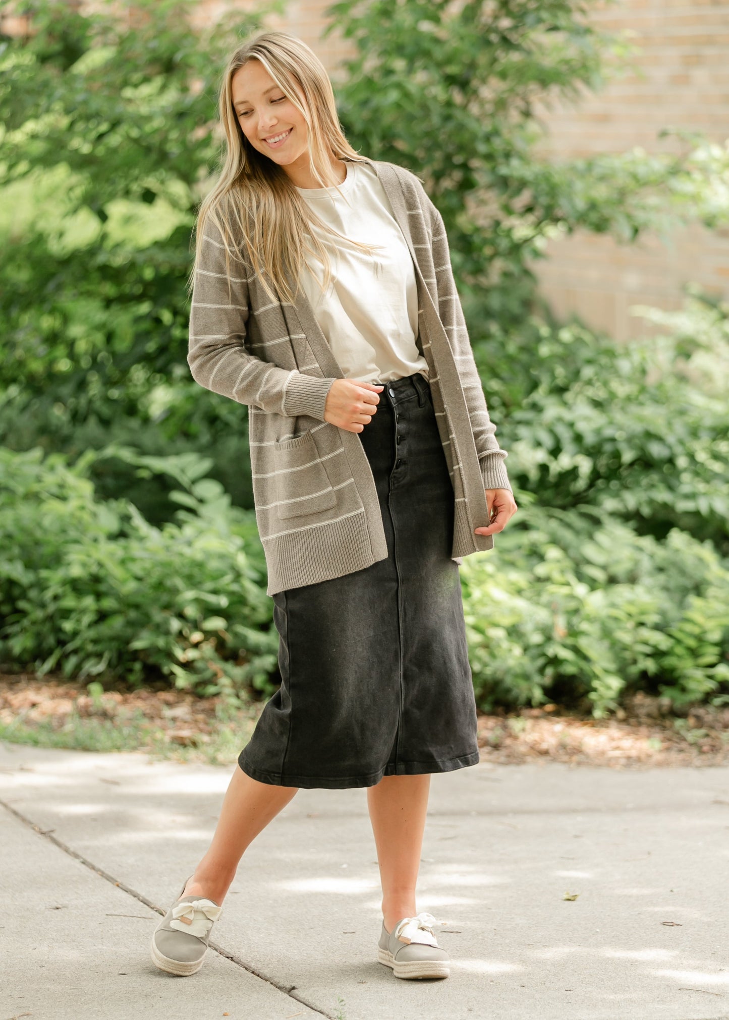 Classic Striped Cardigan - FINAL SALE