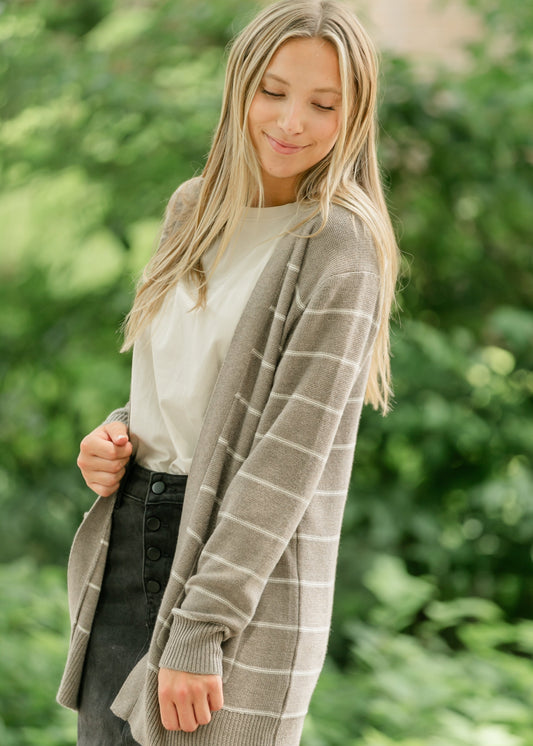 Classic Striped Cardigan - FINAL SALE