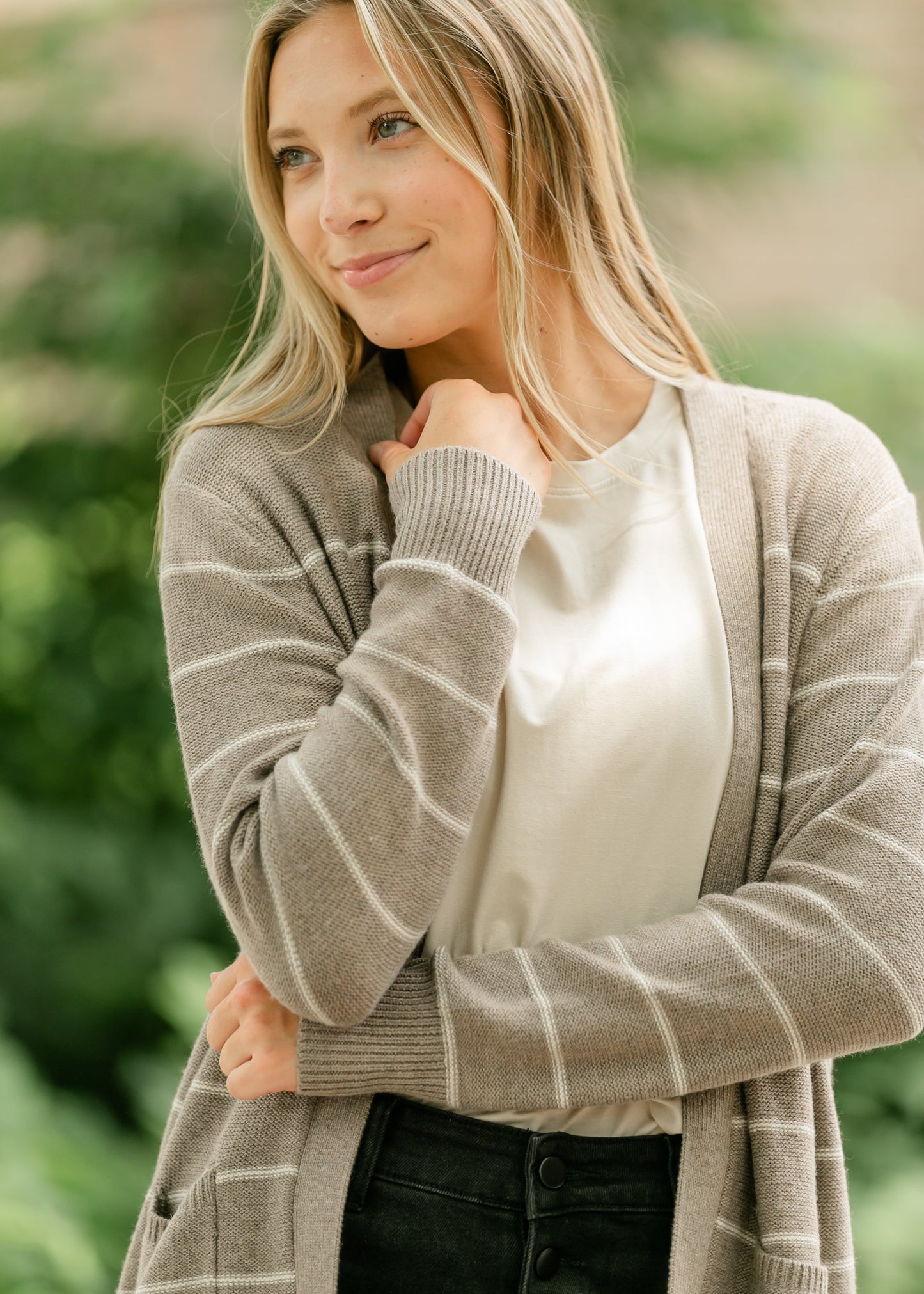 Classic Striped Cardigan - FINAL SALE