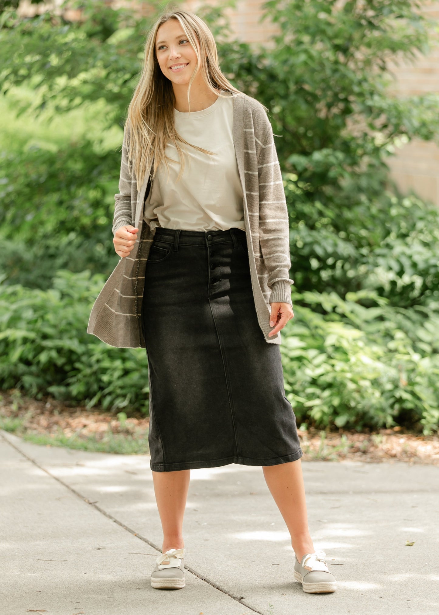 Classic Striped Cardigan - FINAL SALE
