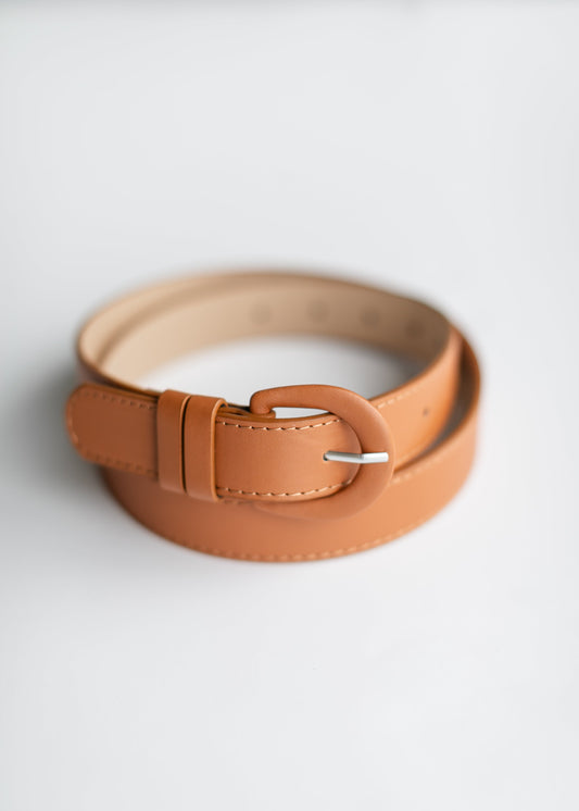 Classic Vegan Leather Belt - FINAL SALE