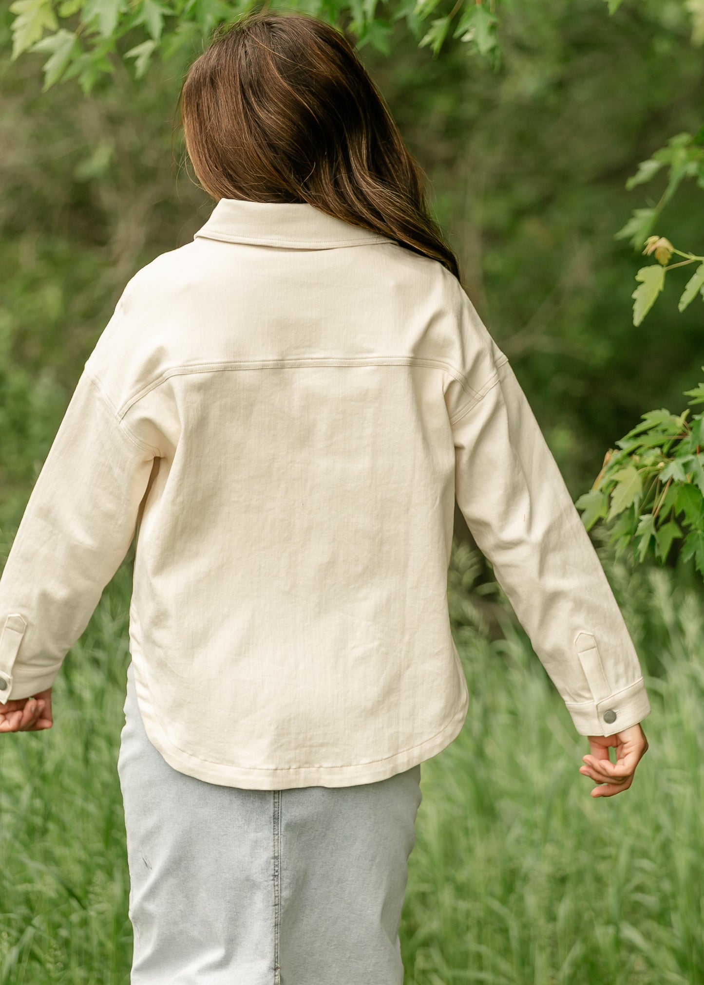 Sadie & Sage® Clear Eyes Crochet Pocket Shacket - FINAL SALE