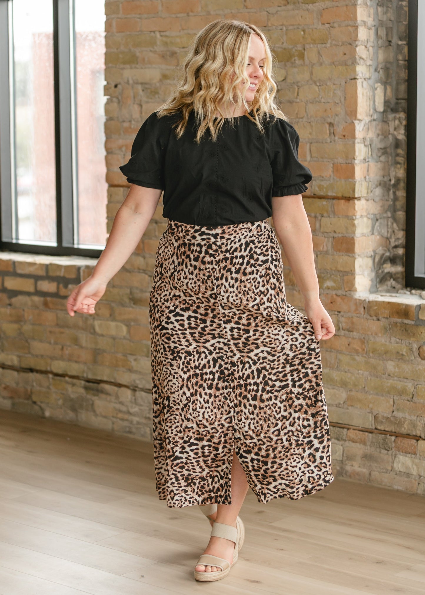 Coco Animal Print Maxi Skirt - FINAL SALE