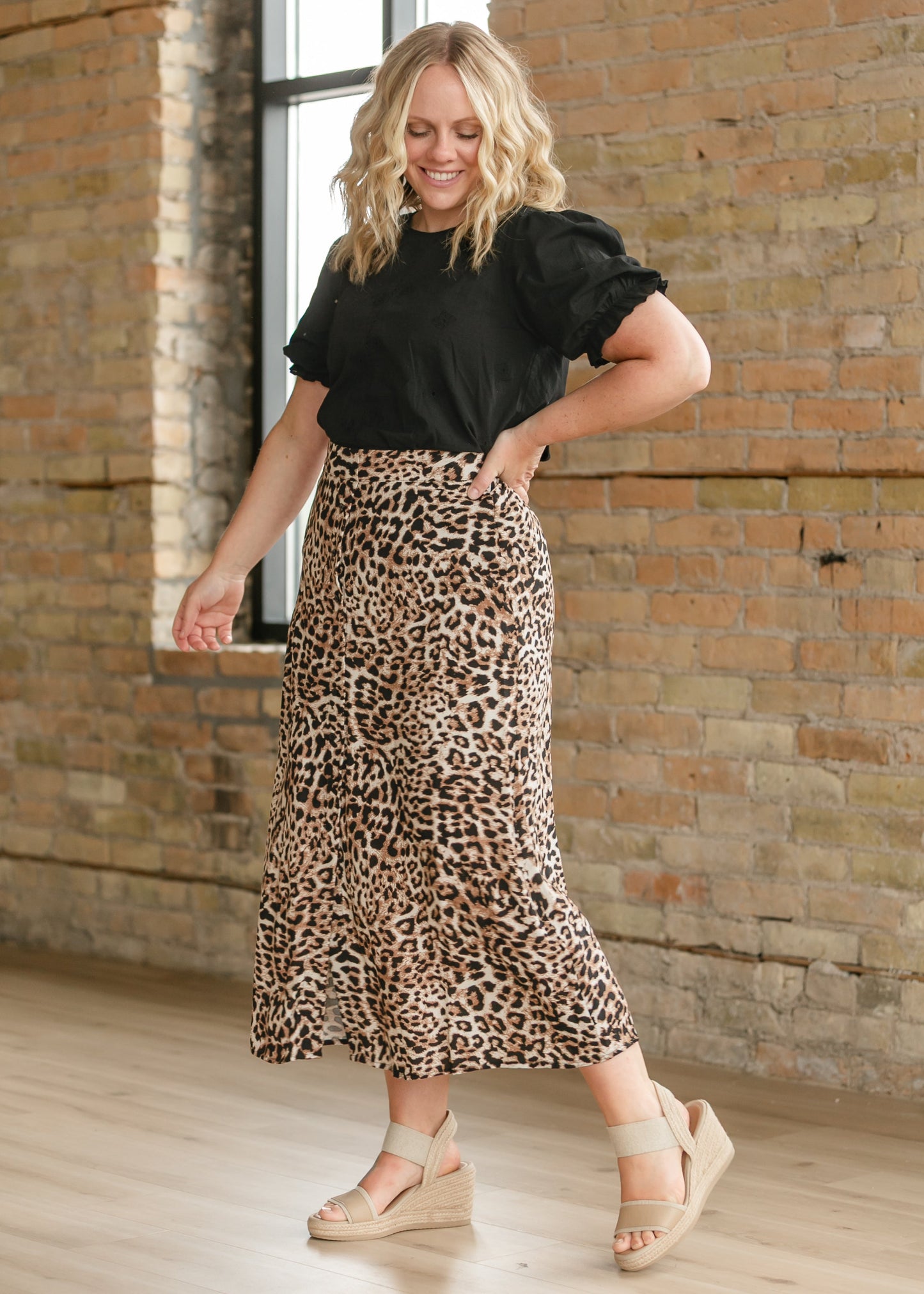 Coco Animal Print Maxi Skirt - FINAL SALE