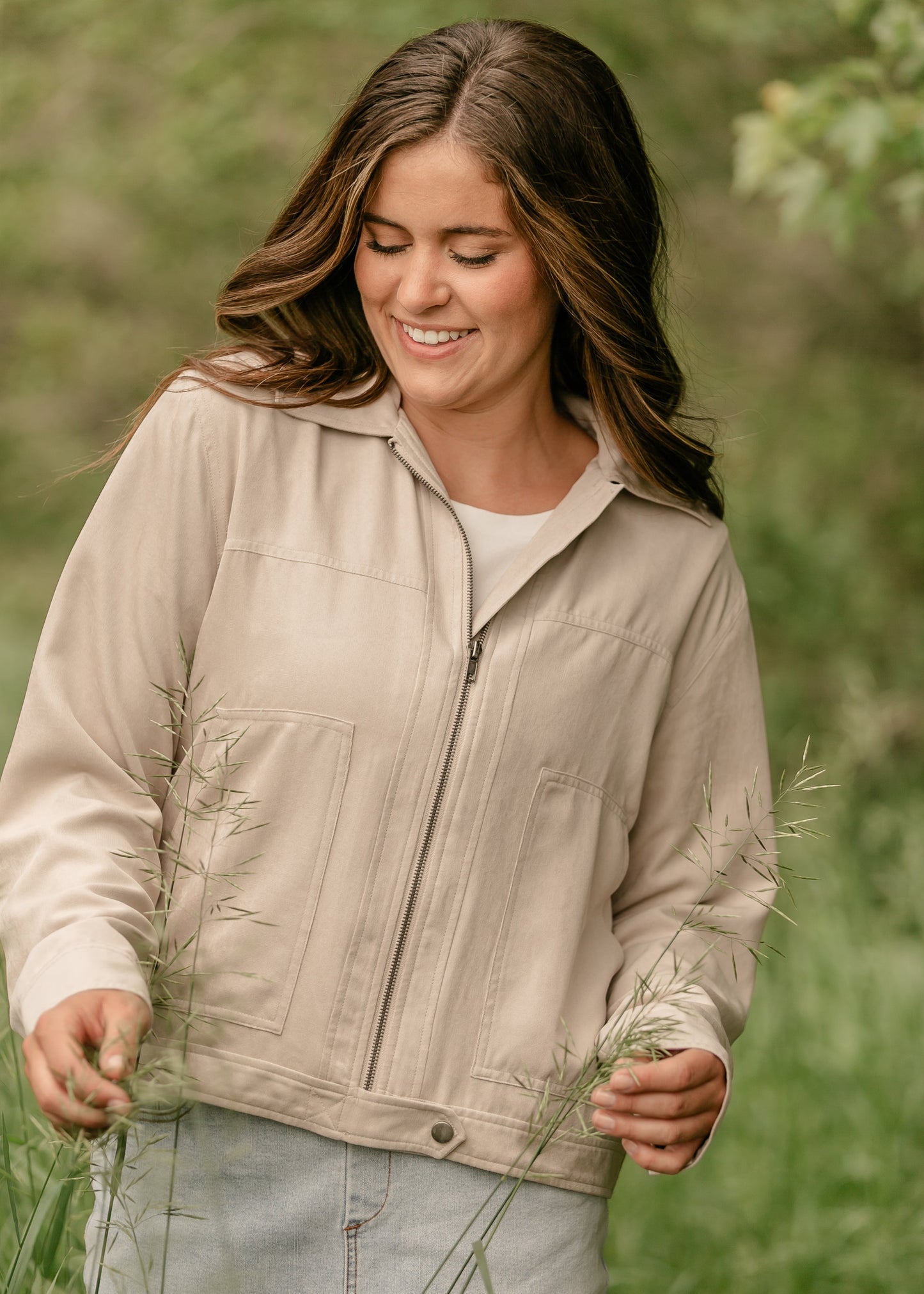 Collared Zip-Up Jacket - FINAL SALE