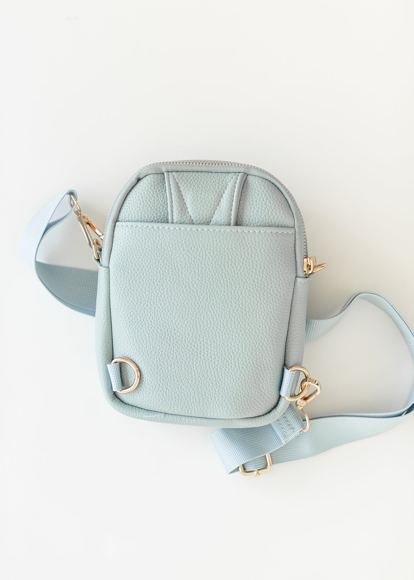 Convertible Vegan Leather Crossbody Bag