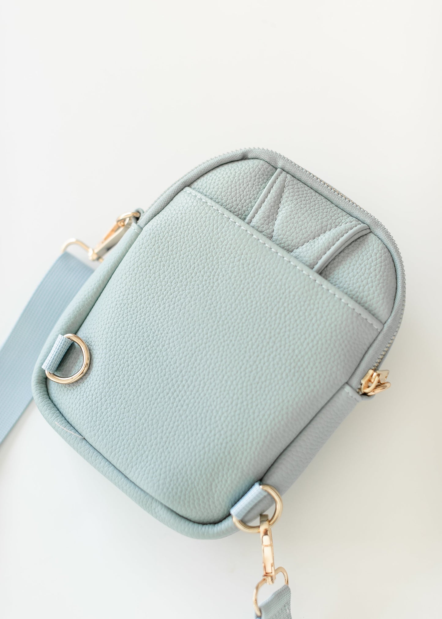 Convertible Vegan Leather Crossbody Bag