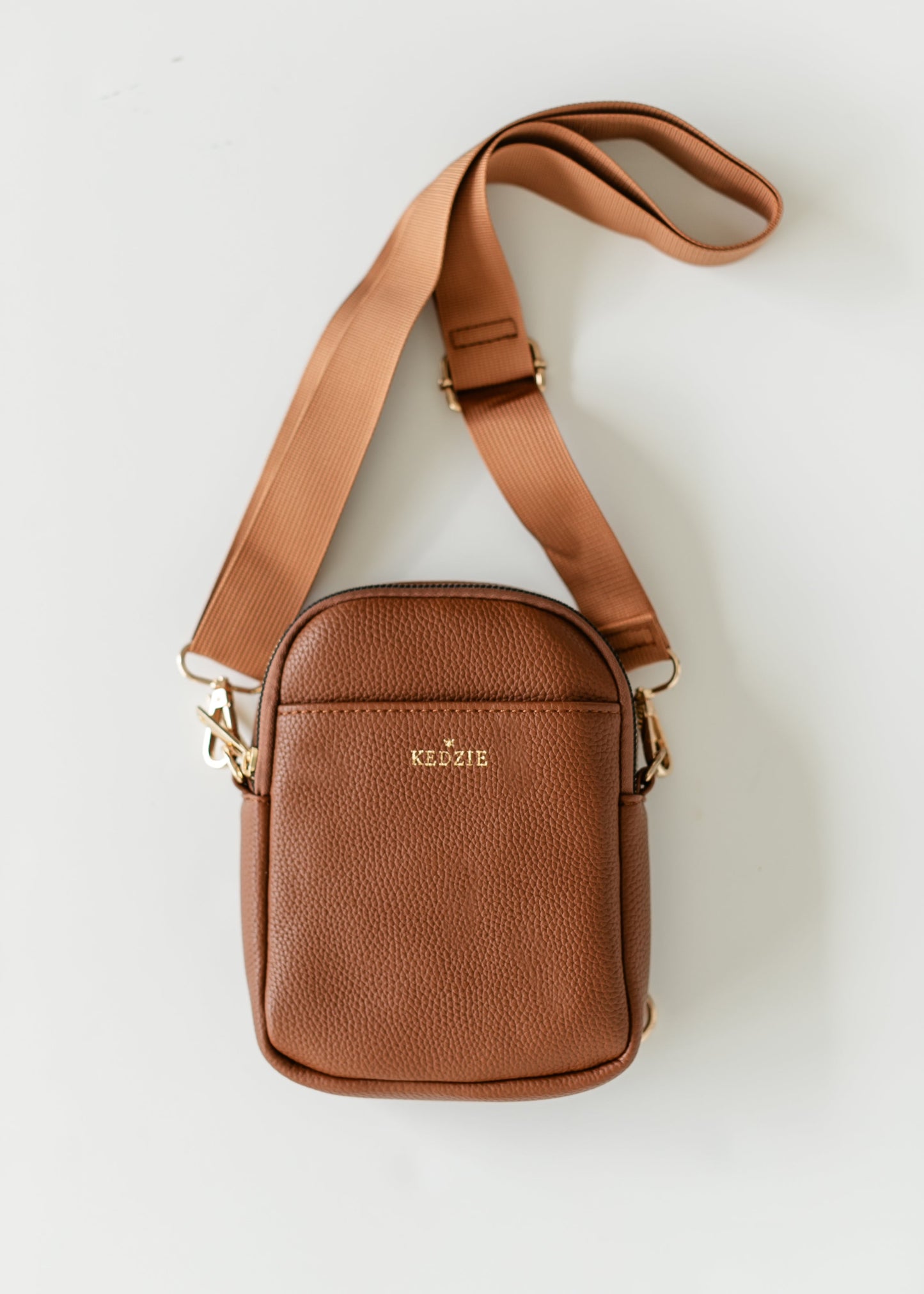 Convertible Vegan Leather Crossbody Bag