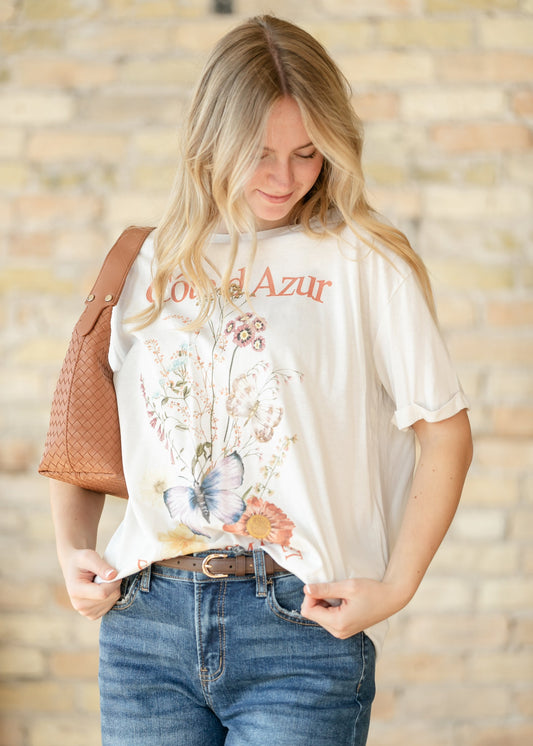 Côte d'Azur Market Oversized T-Shirt