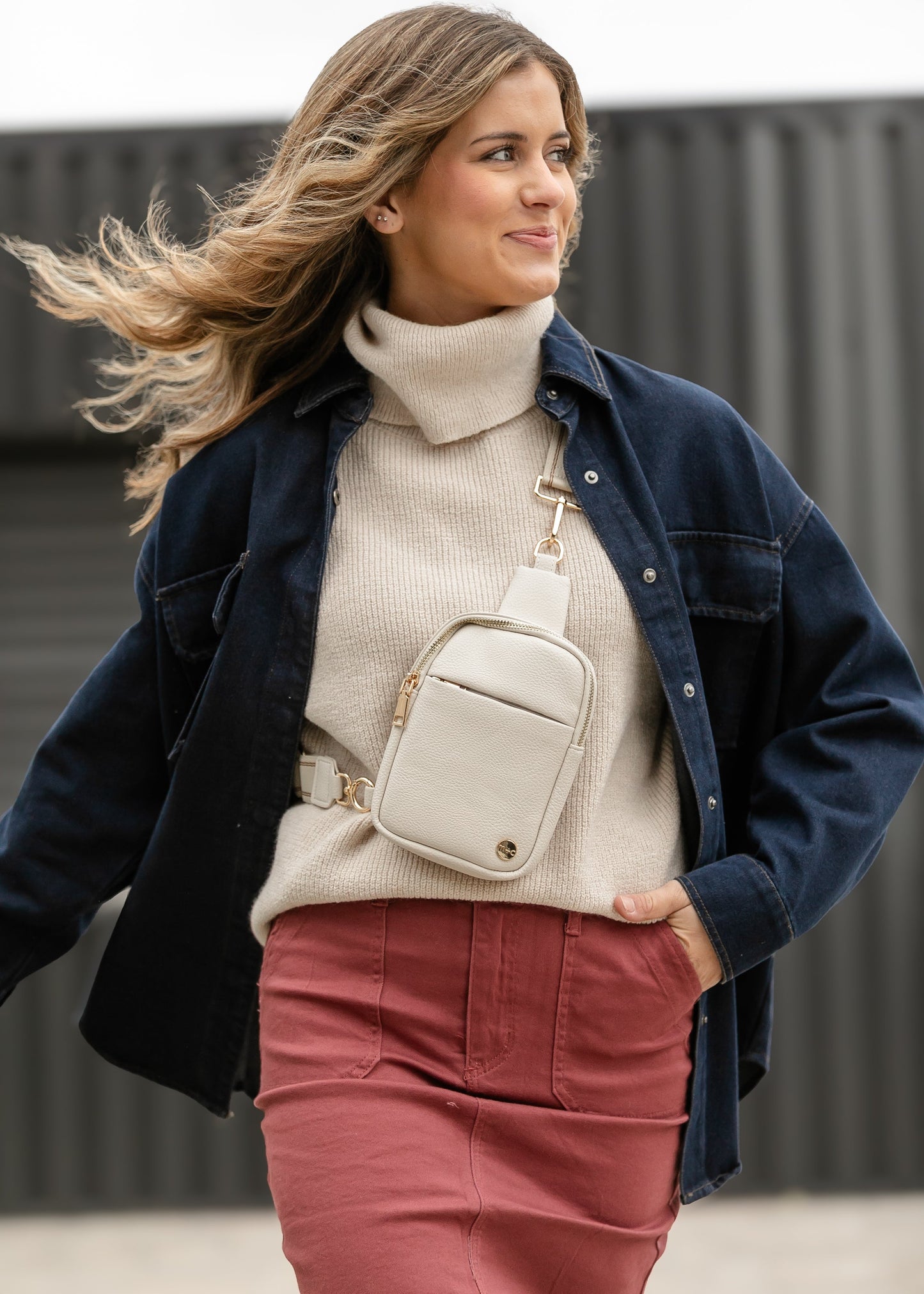 Cowl Neck Cozy Sweater Top