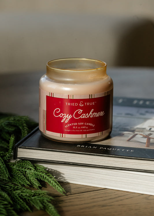 Cozy Cashmere Large Jar Candle - FINAL SALE