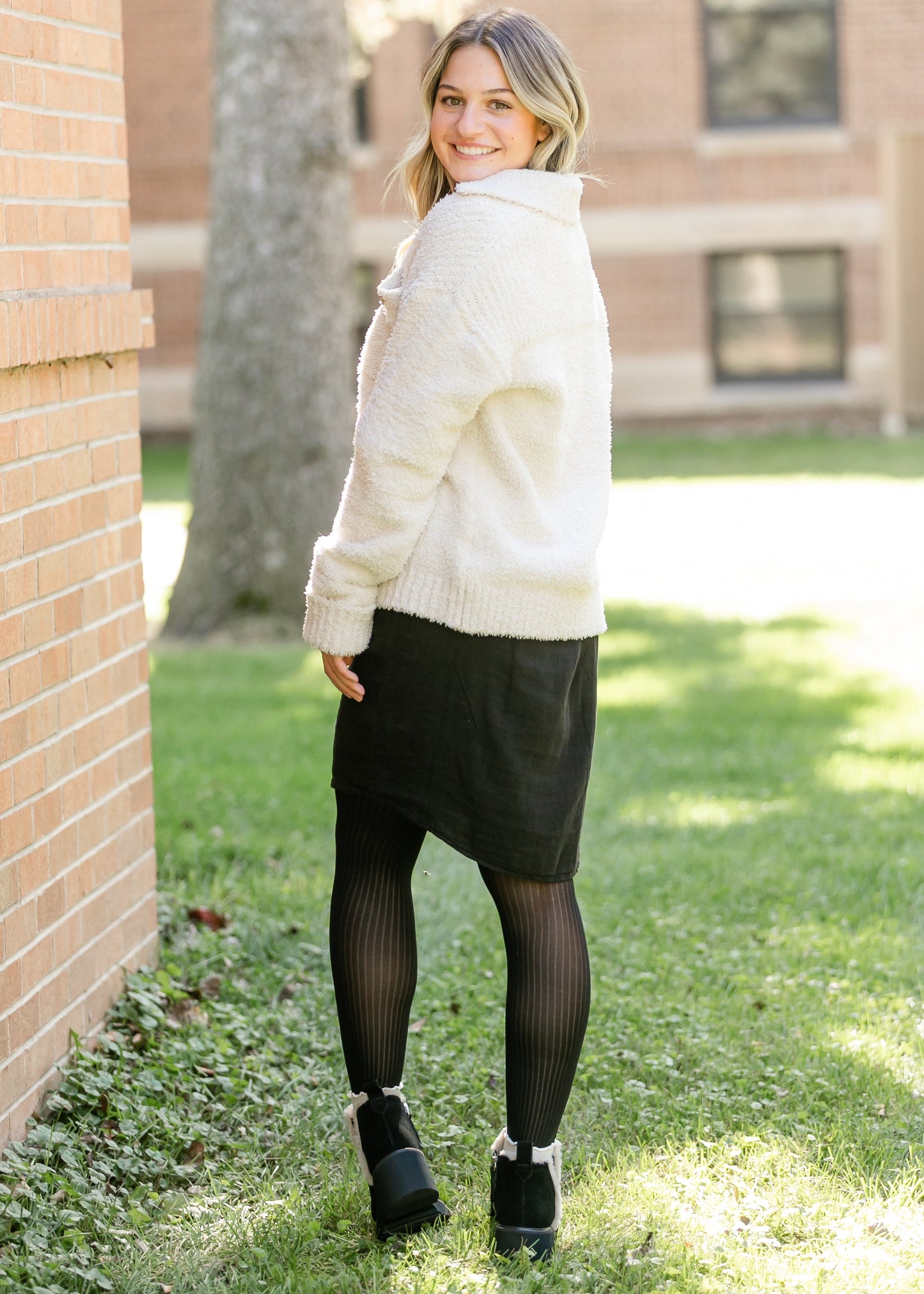 Crochet Striped Tights