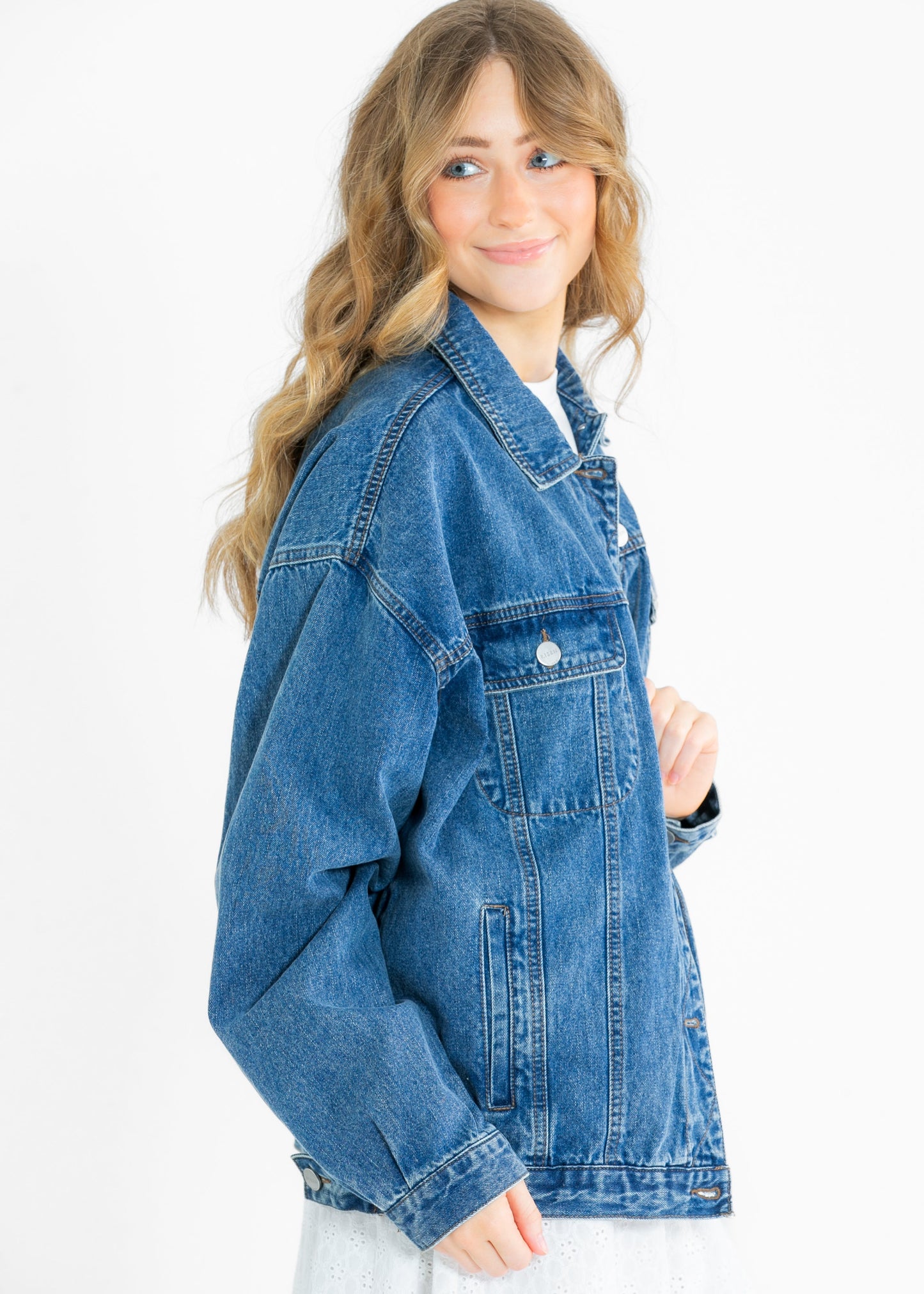 Dark Wash Denim Jacket - FINAL SALE