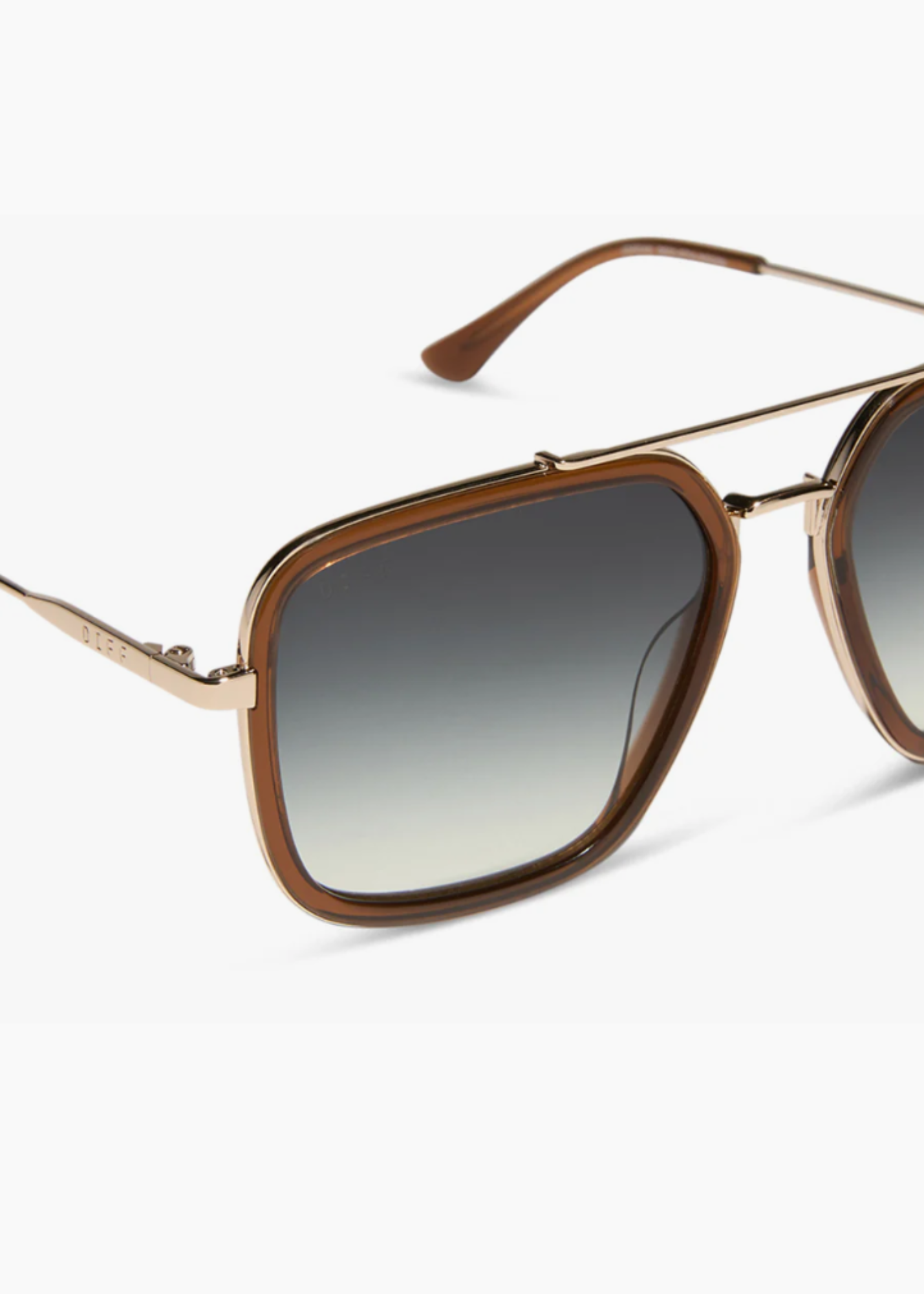 DIFF Jordan Gray Gradient Non-Polarized Sunglasses