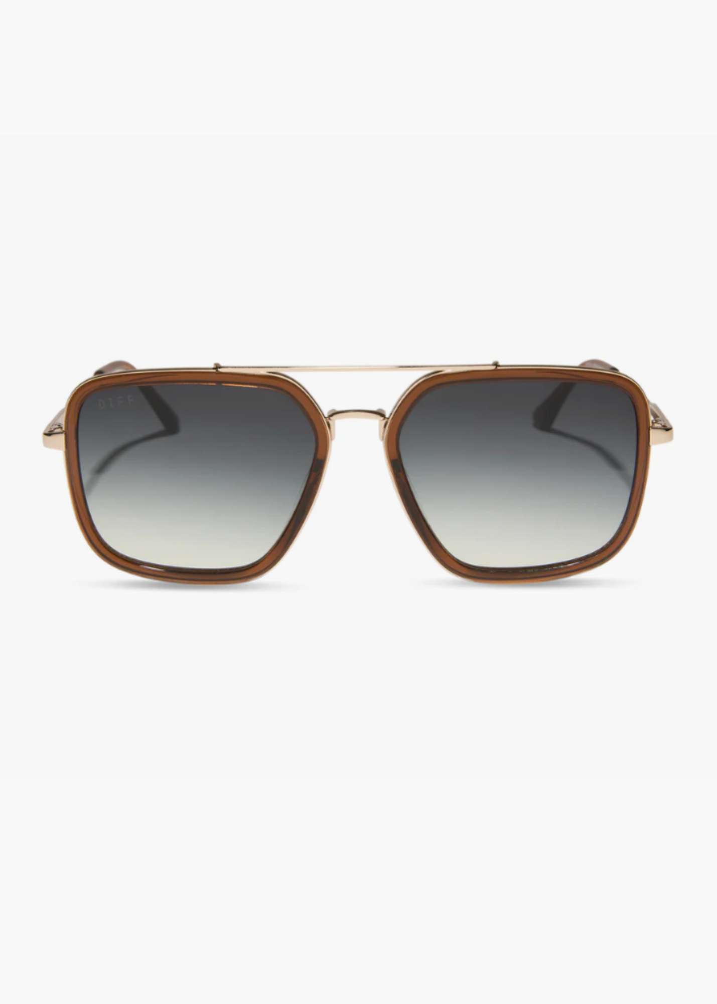 DIFF Jordan Gray Gradient Non-Polarized Sunglasses