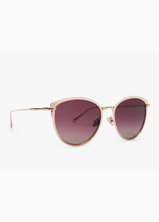 DIFF Princess Leia Maroon Polarized Sunglasses