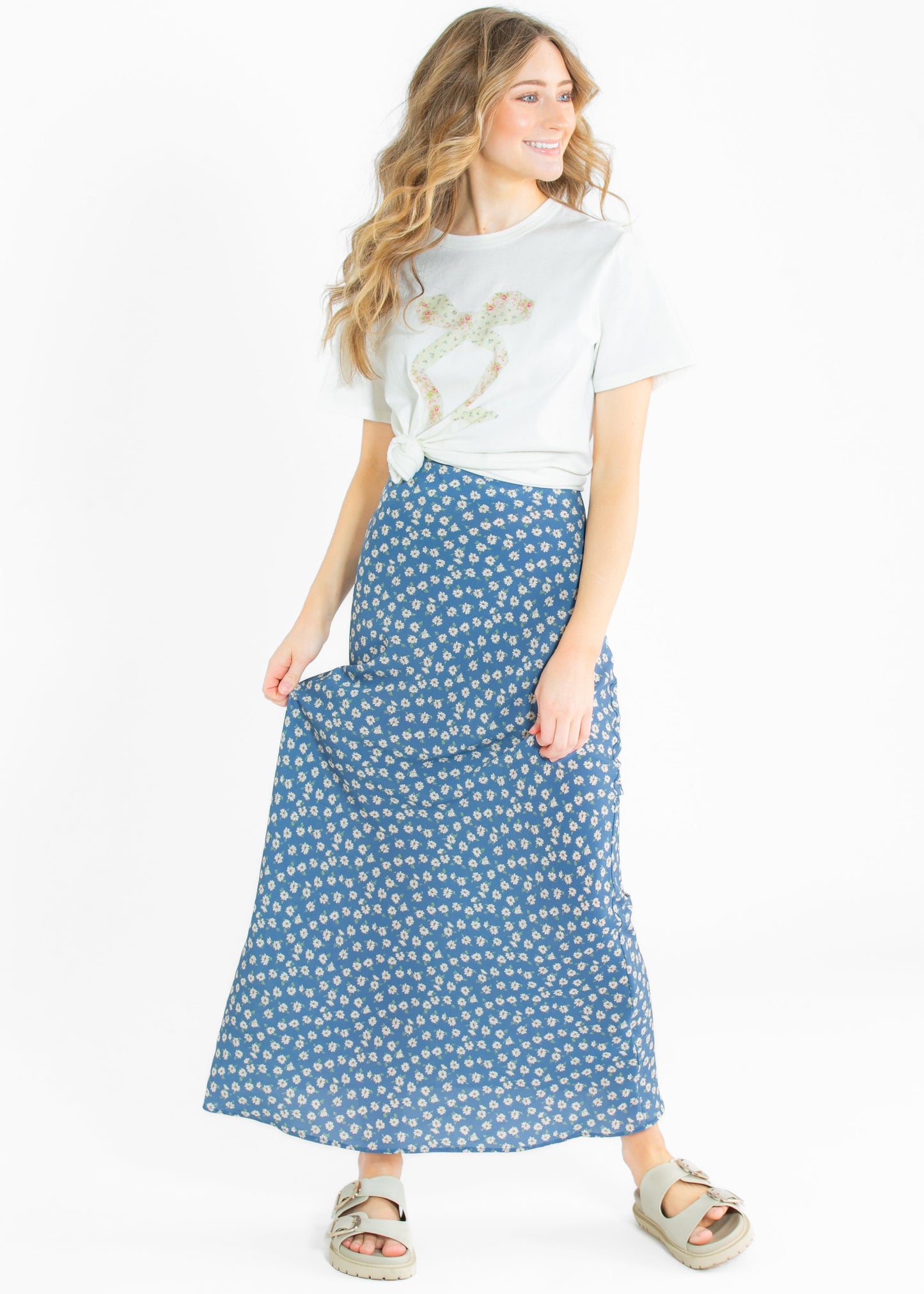 Ditsy Floral Maxi Skirt - FINAL SALE