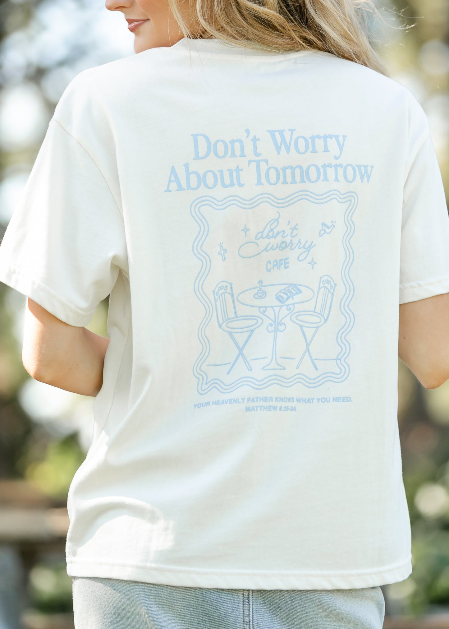 Don't Worry Cafe Graphic T-shirt - FINAL SALE