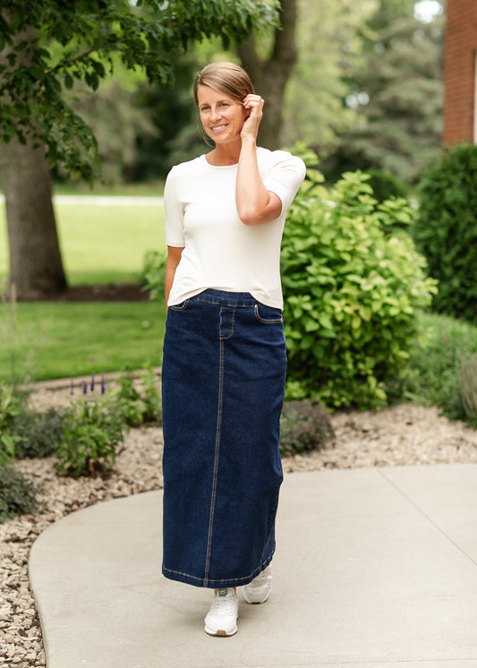 Donna Maxi Denim Skirt - FINAL SALE