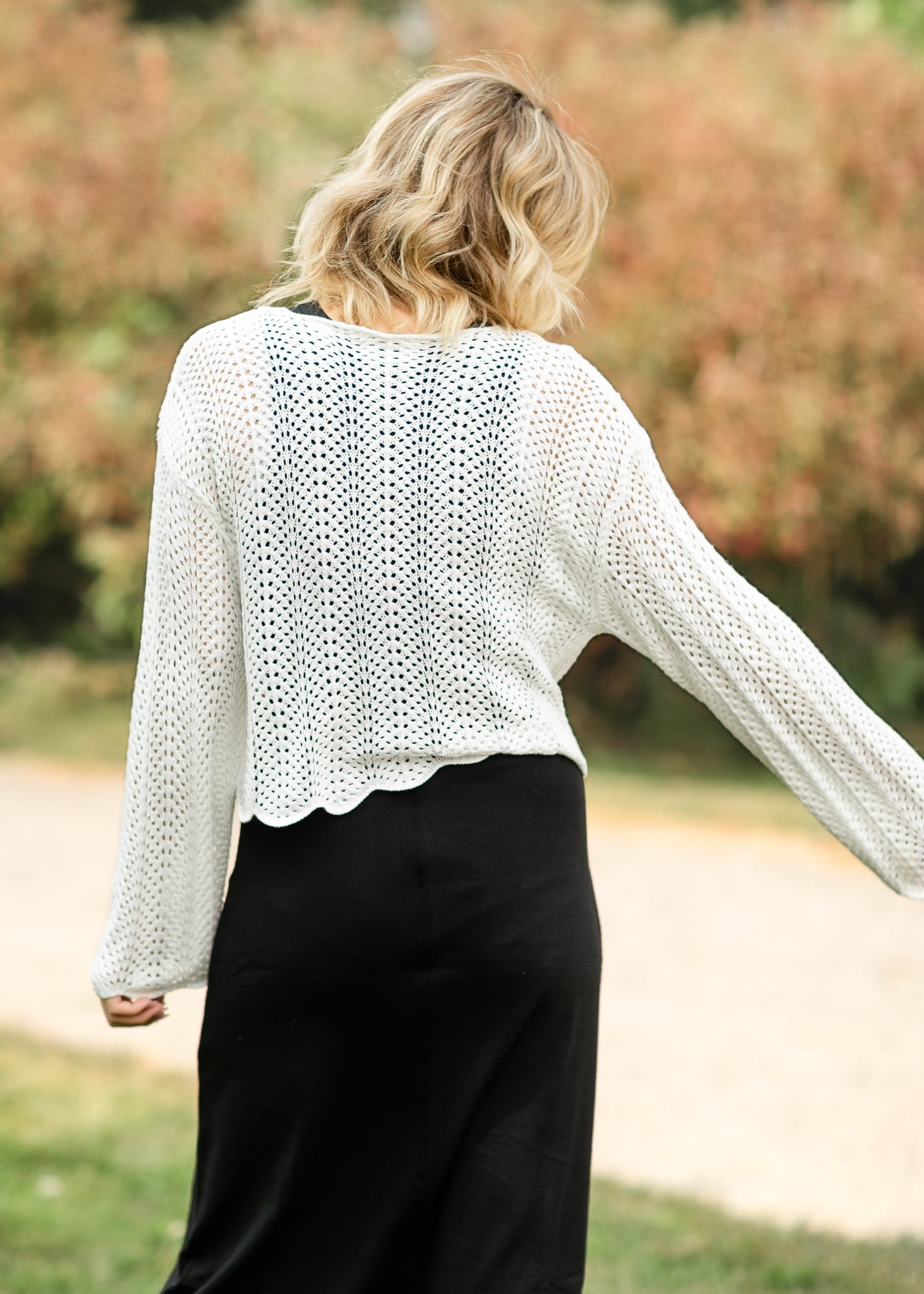 Donovan Crochet Long Sleeve Top - FINAL SALE
