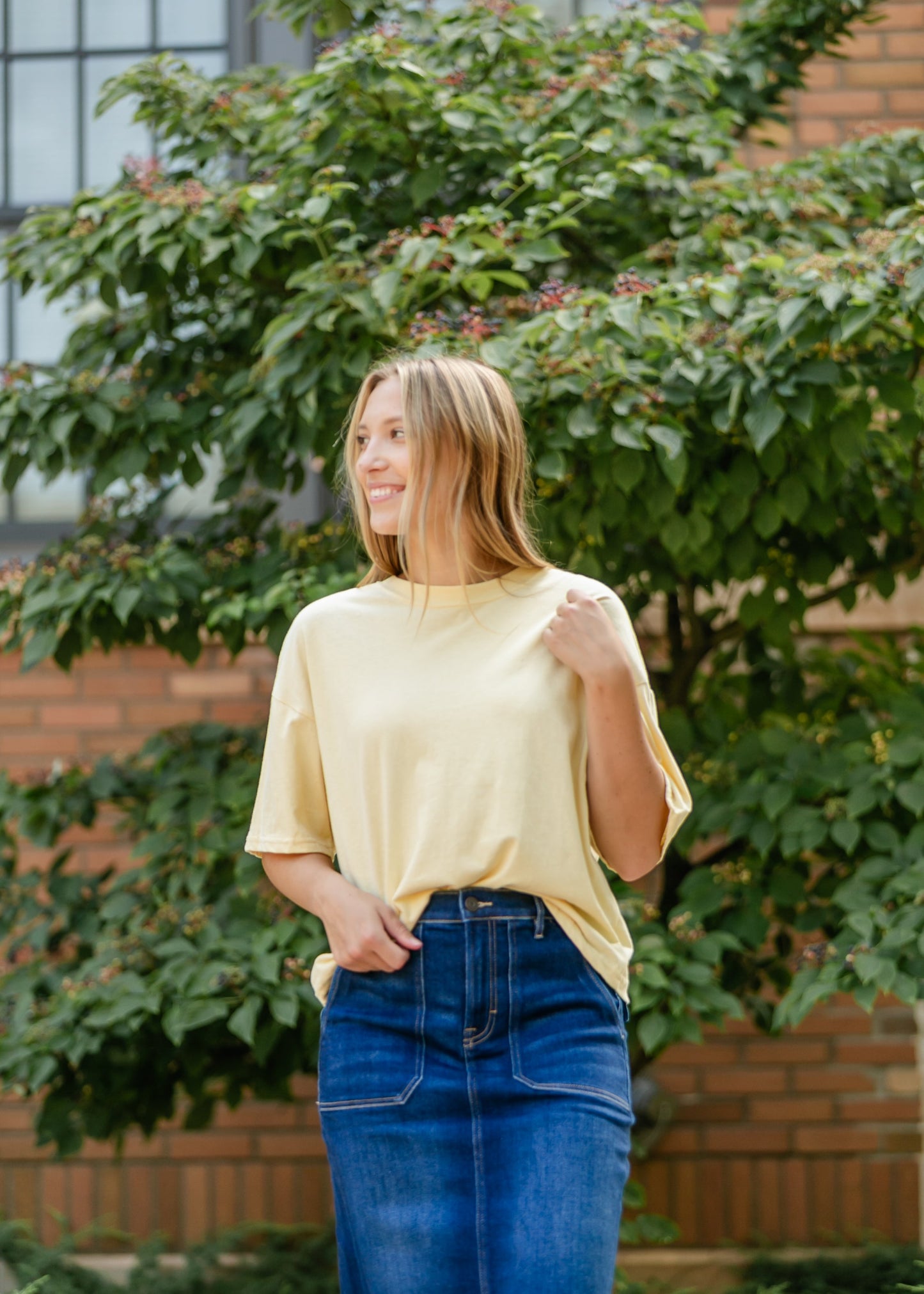Drop Shoulder Short Sleeve T-Shirt - FINAL SALE