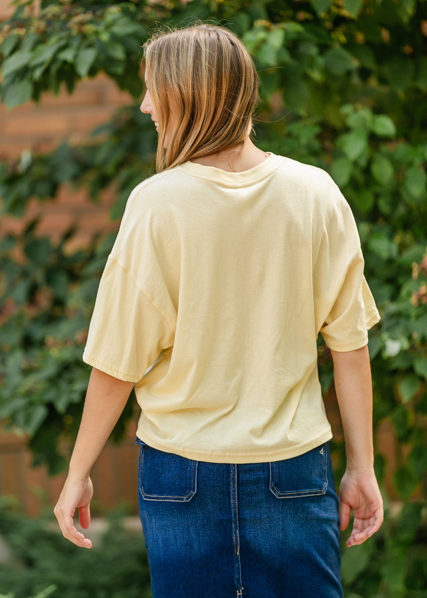 Drop Shoulder Short Sleeve T-Shirt - FINAL SALE