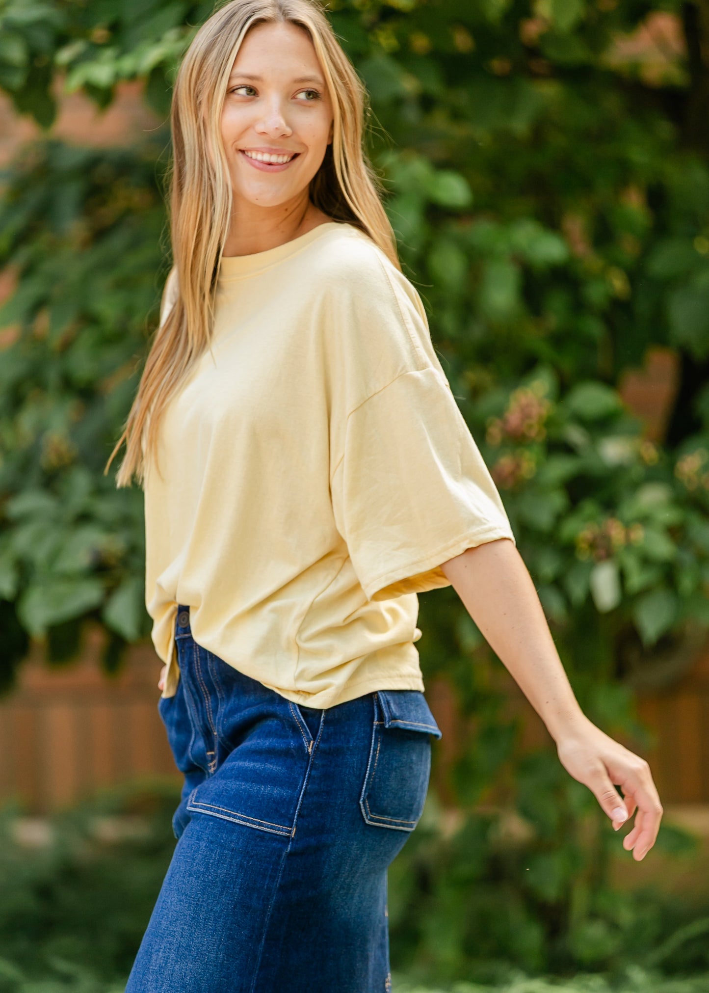 Drop Shoulder Short Sleeve T-Shirt - FINAL SALE