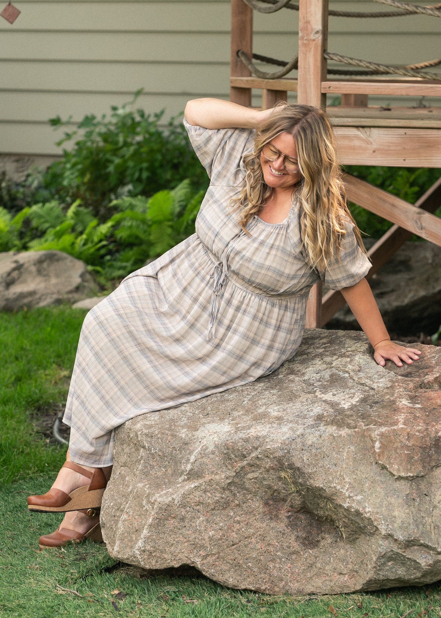 Dyer Plaid Midi Dress - FINAL SALE