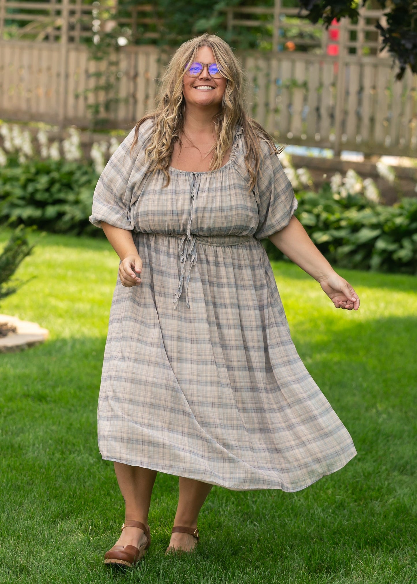 Dyer Plaid Midi Dress - FINAL SALE