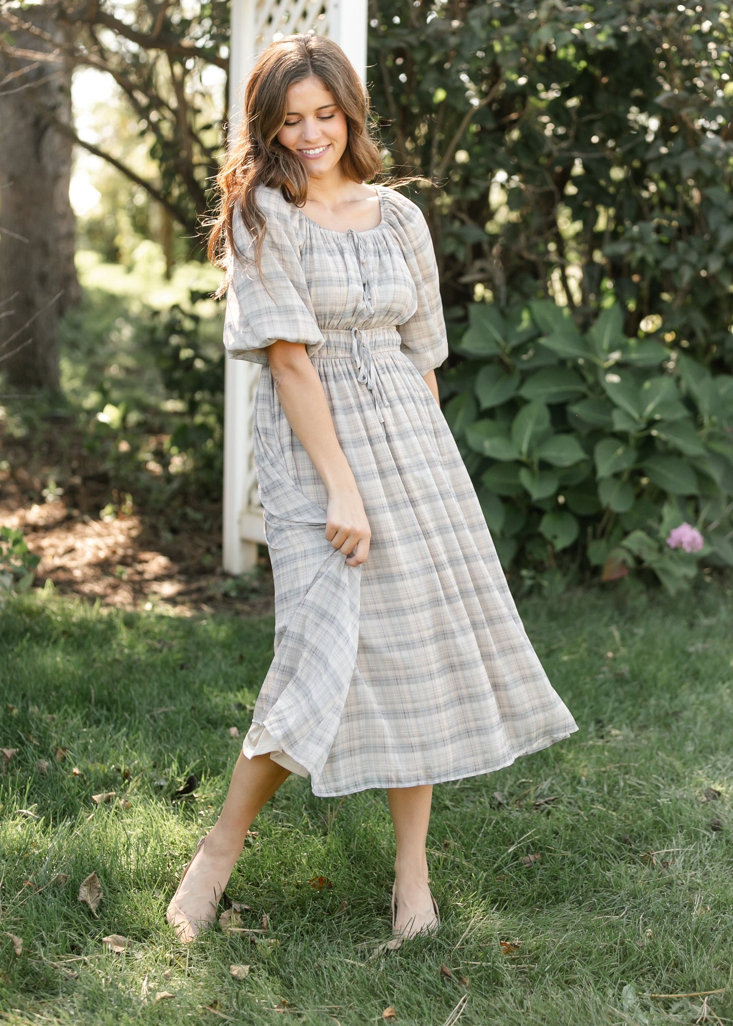 Dyer Plaid Midi Dress - FINAL SALE