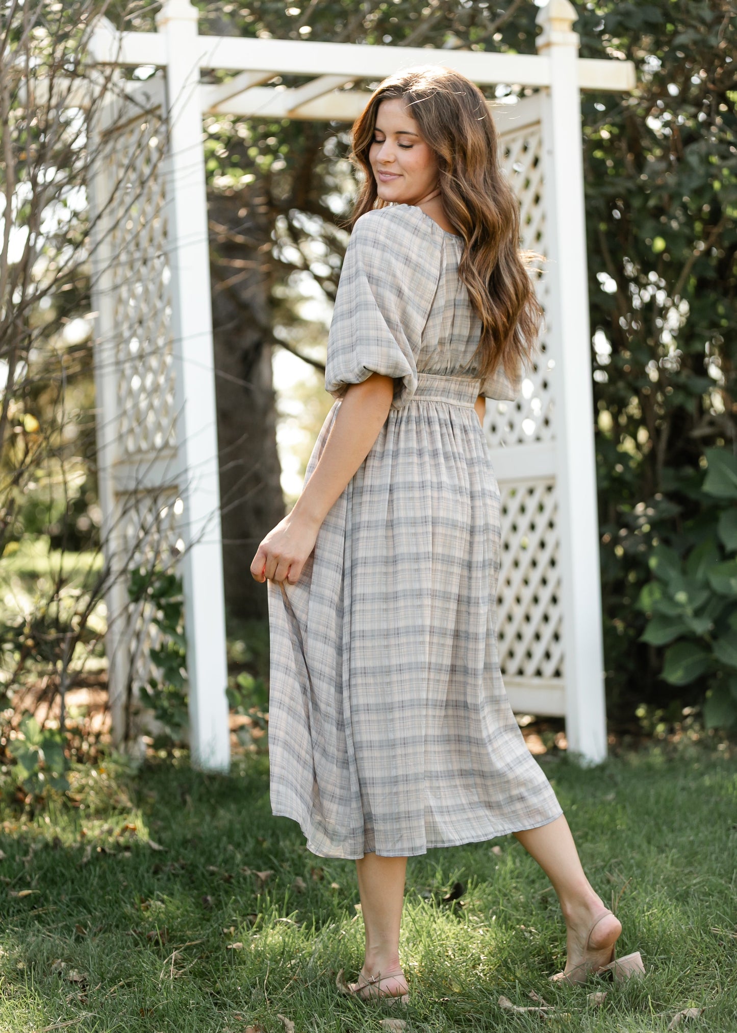 Dyer Plaid Midi Dress - FINAL SALE