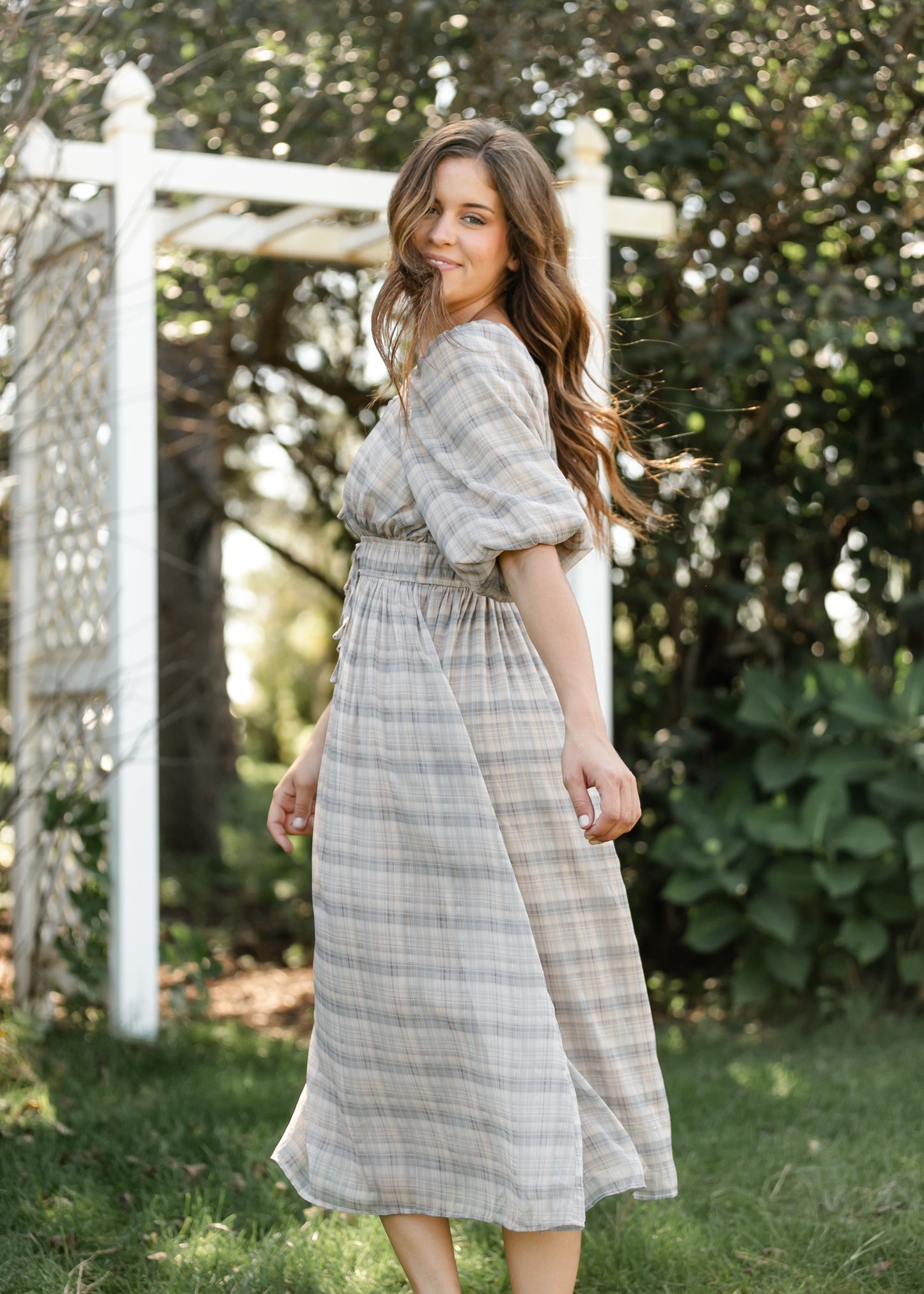 Dyer Plaid Midi Dress - FINAL SALE