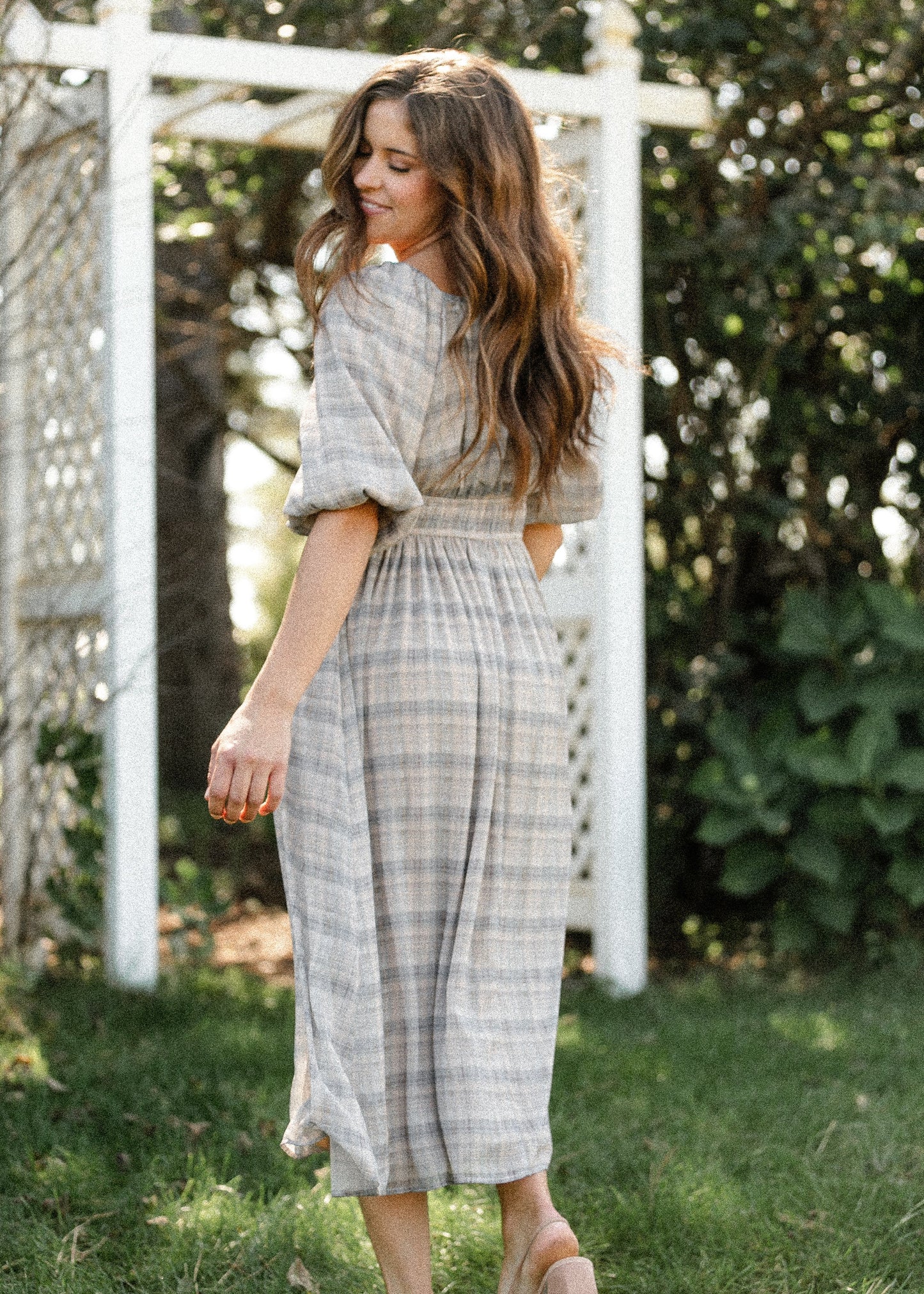 Dyer Plaid Midi Dress - FINAL SALE