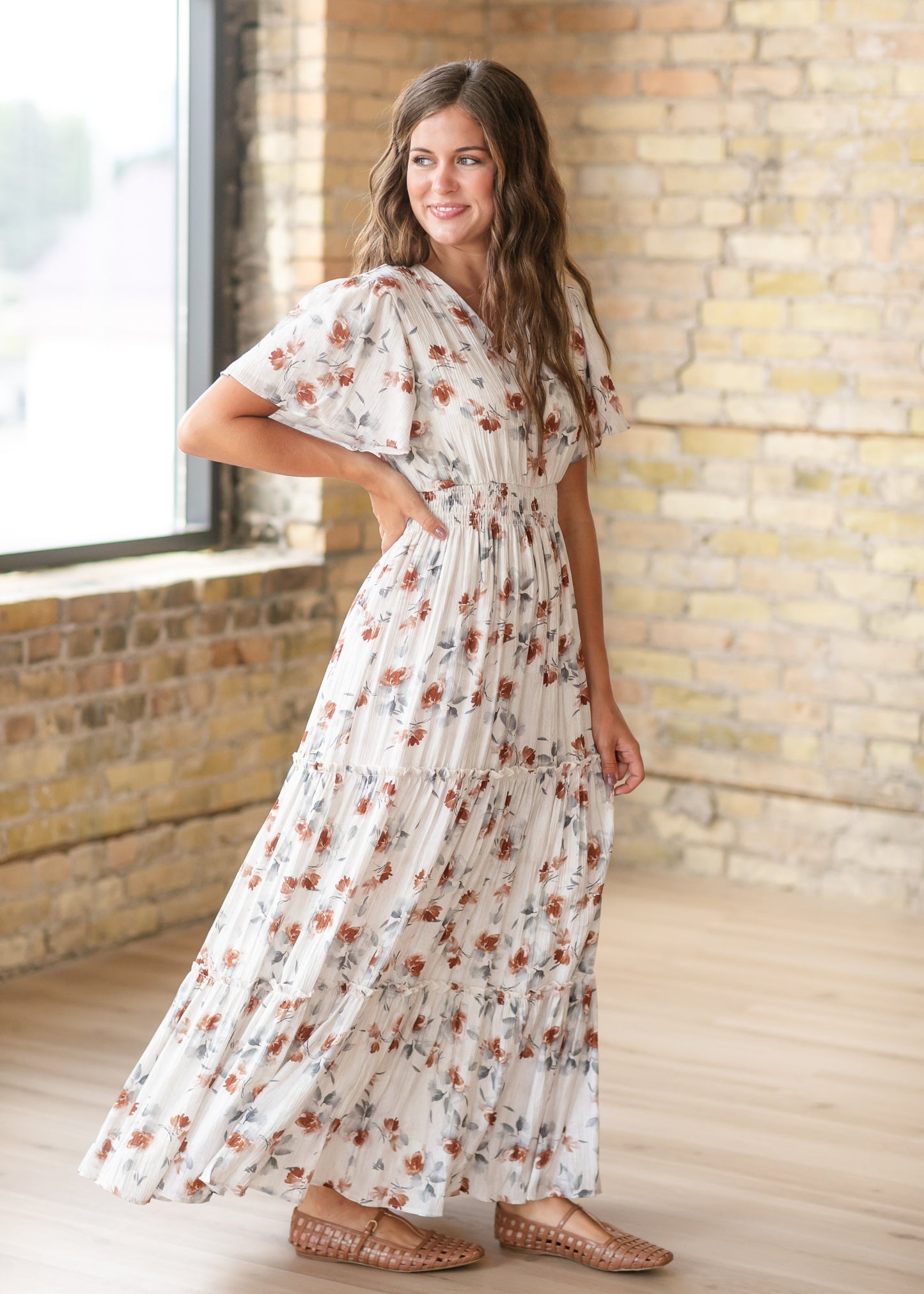 Eden Copper Blossom Dress - FINAL SALE