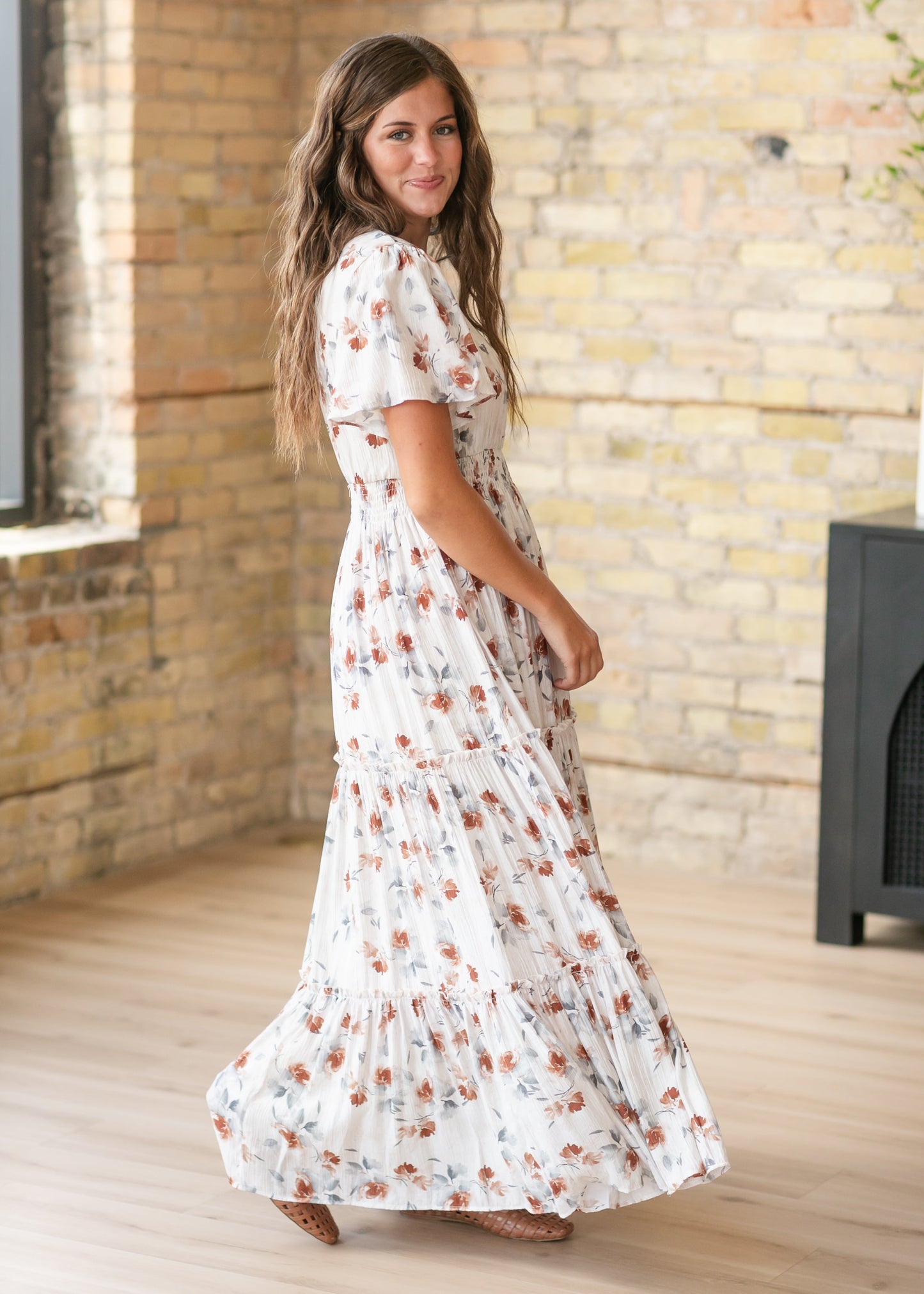 Eden Copper Blossom Dress - FINAL SALE