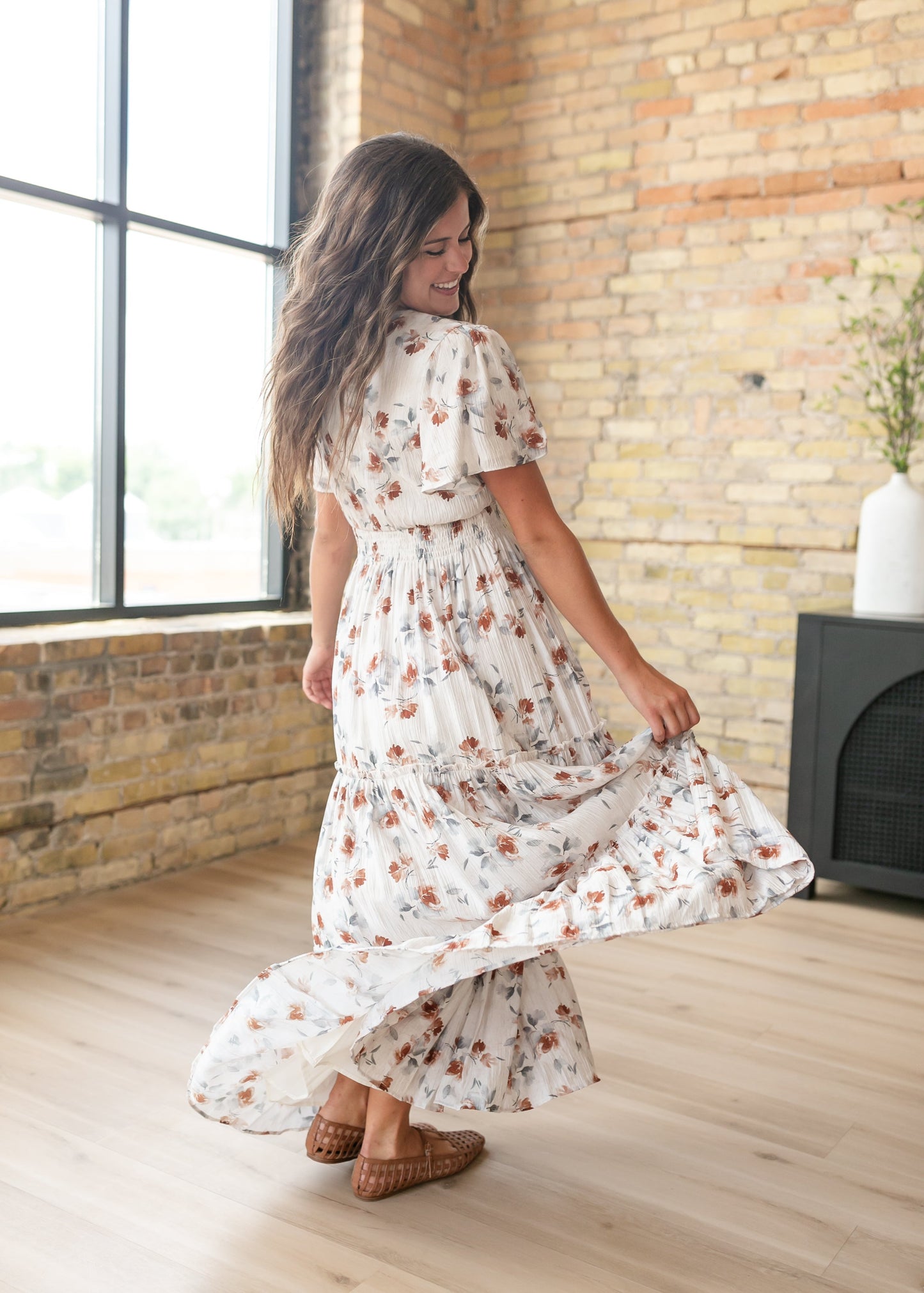 Eden Copper Blossom Dress - FINAL SALE