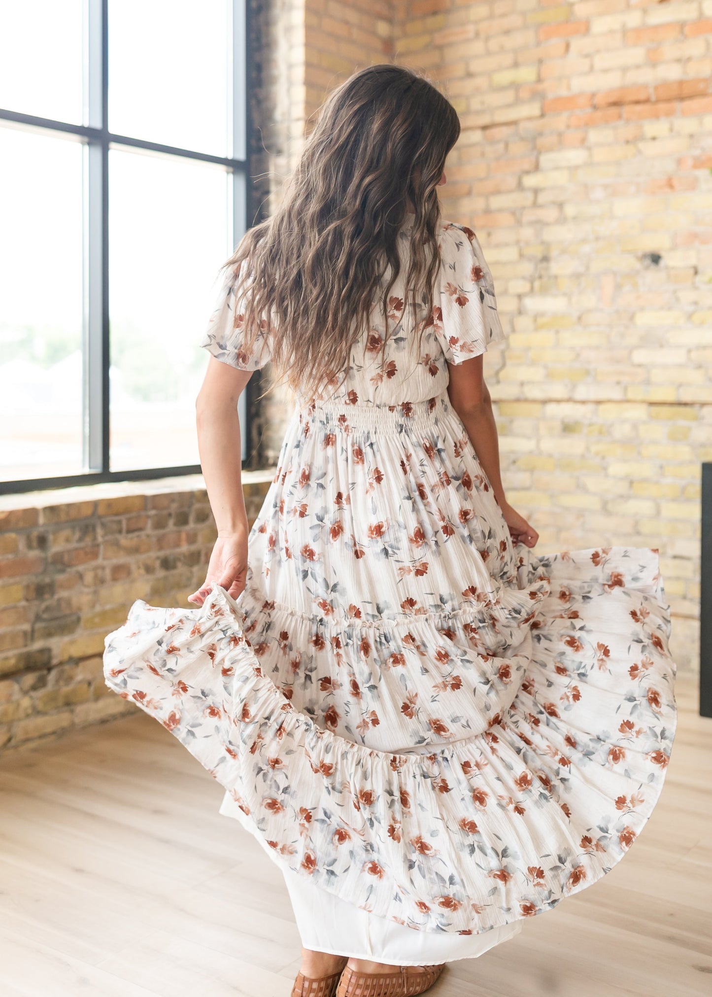 Eden Copper Blossom Dress - FINAL SALE