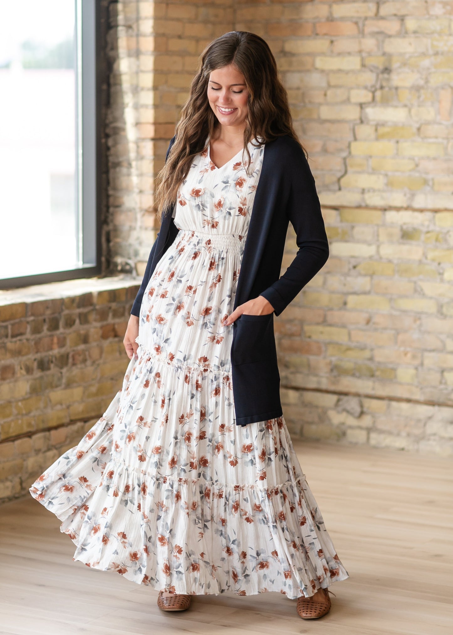 Eden Copper Blossom Dress - FINAL SALE