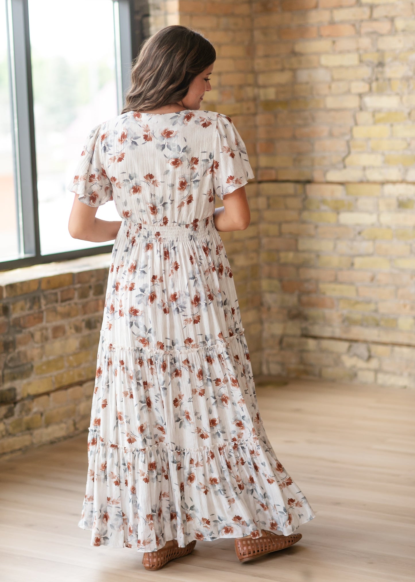 Eden Copper Blossom Dress - FINAL SALE