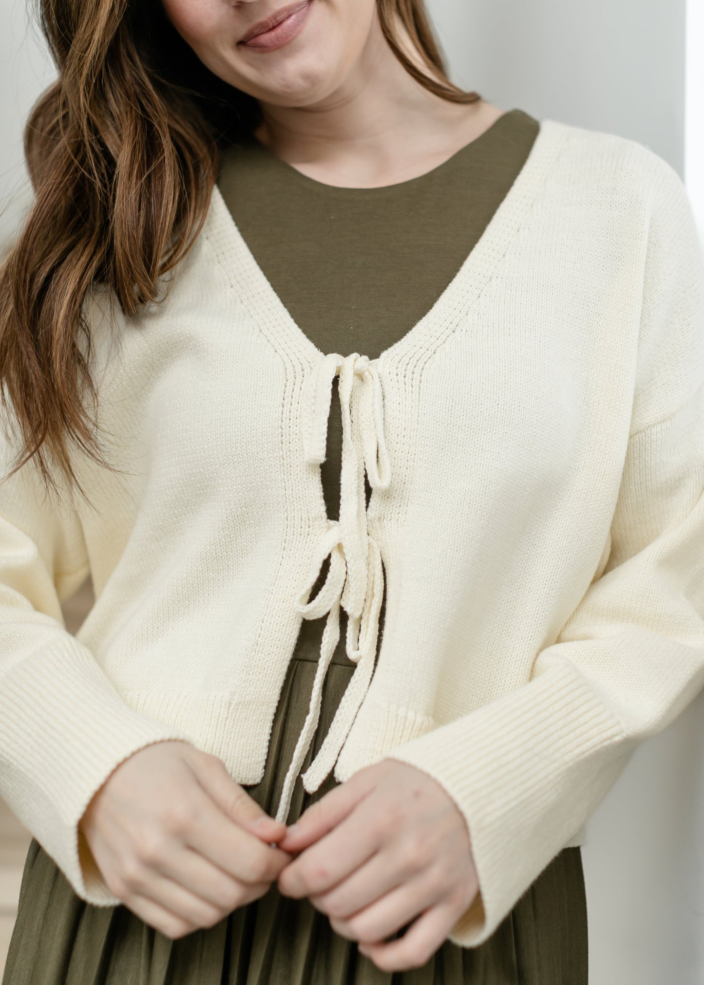 elan Tie Front Cardigan