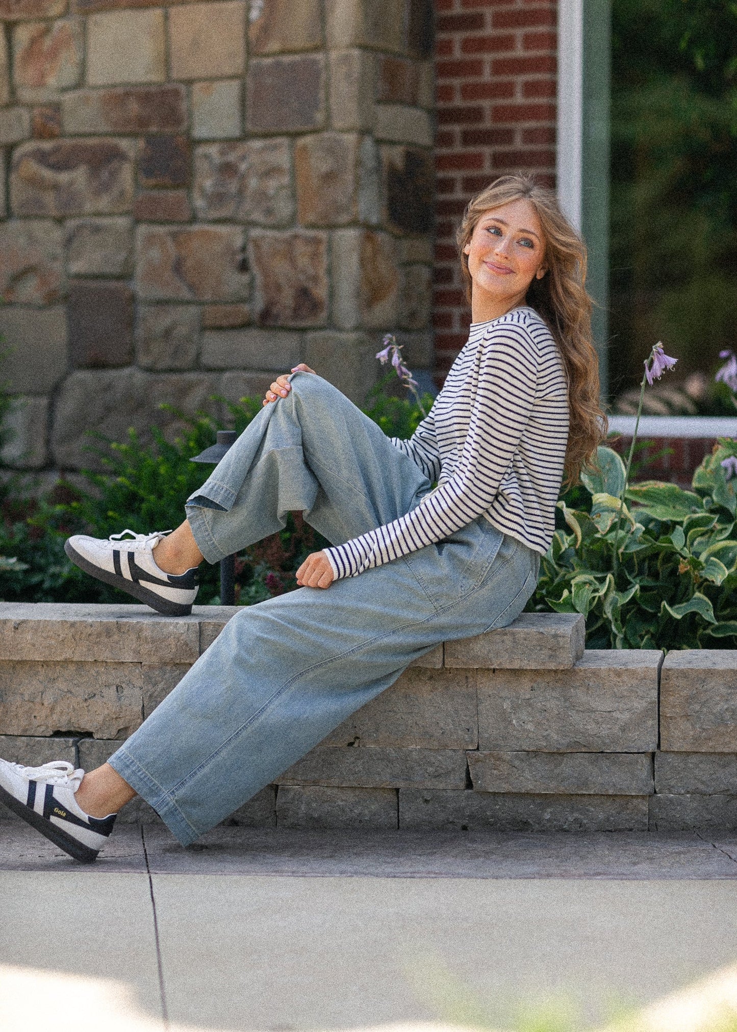 Elastic Waist Denim Pants - FINAL SALE